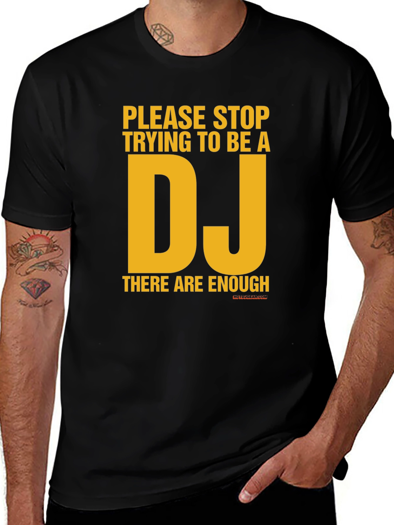 Variant 27 of Stop Trying to Be a DJ Graphic T-Shirt