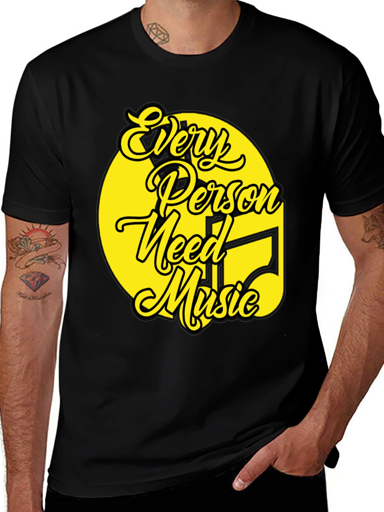 Variant 23 of Every Person Needs Music T-Shirt - Unique Graphic Tee