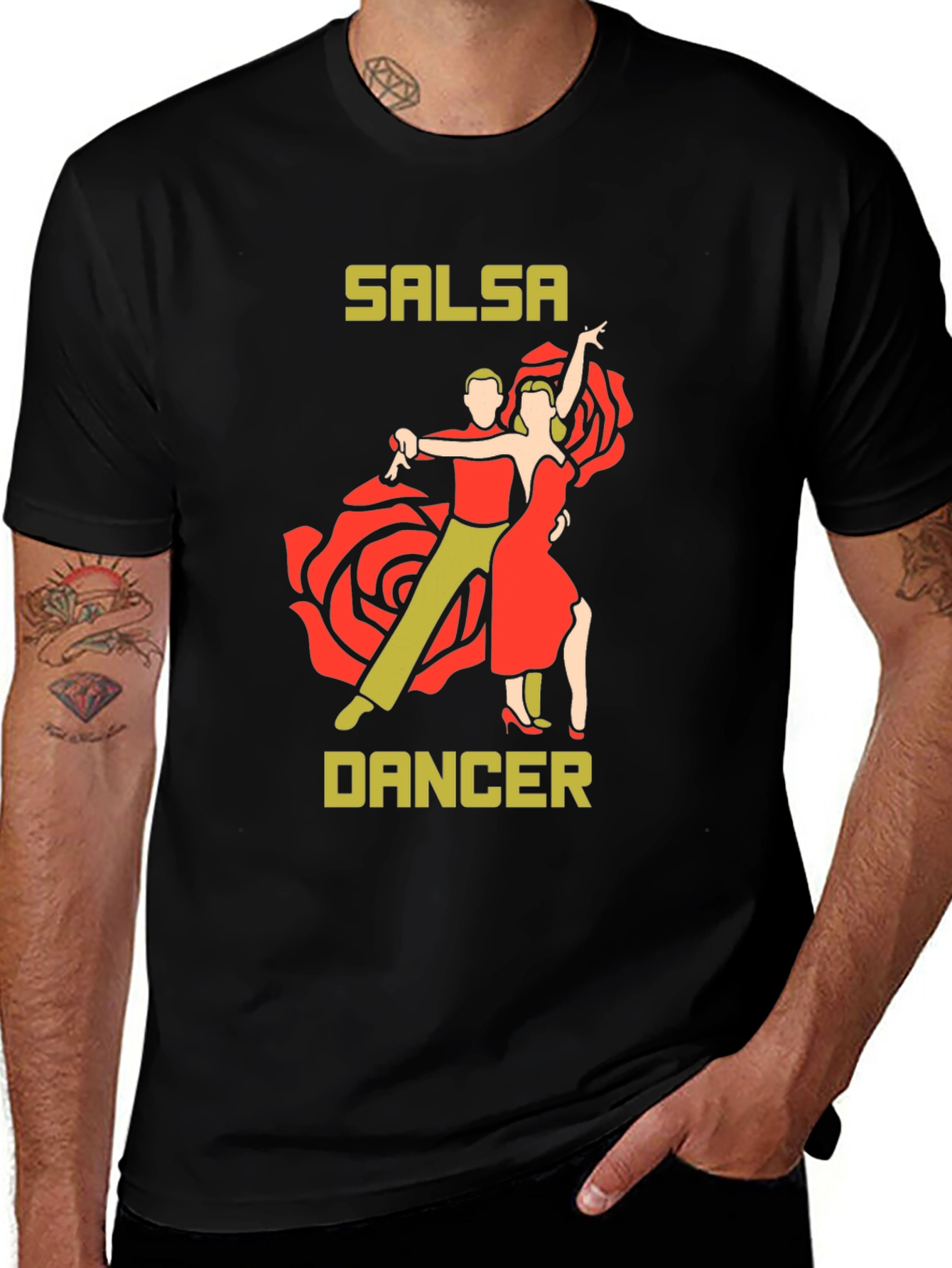 Variant 14 of Salsa Dancer Graphic Tee - Stylish & Fun!
