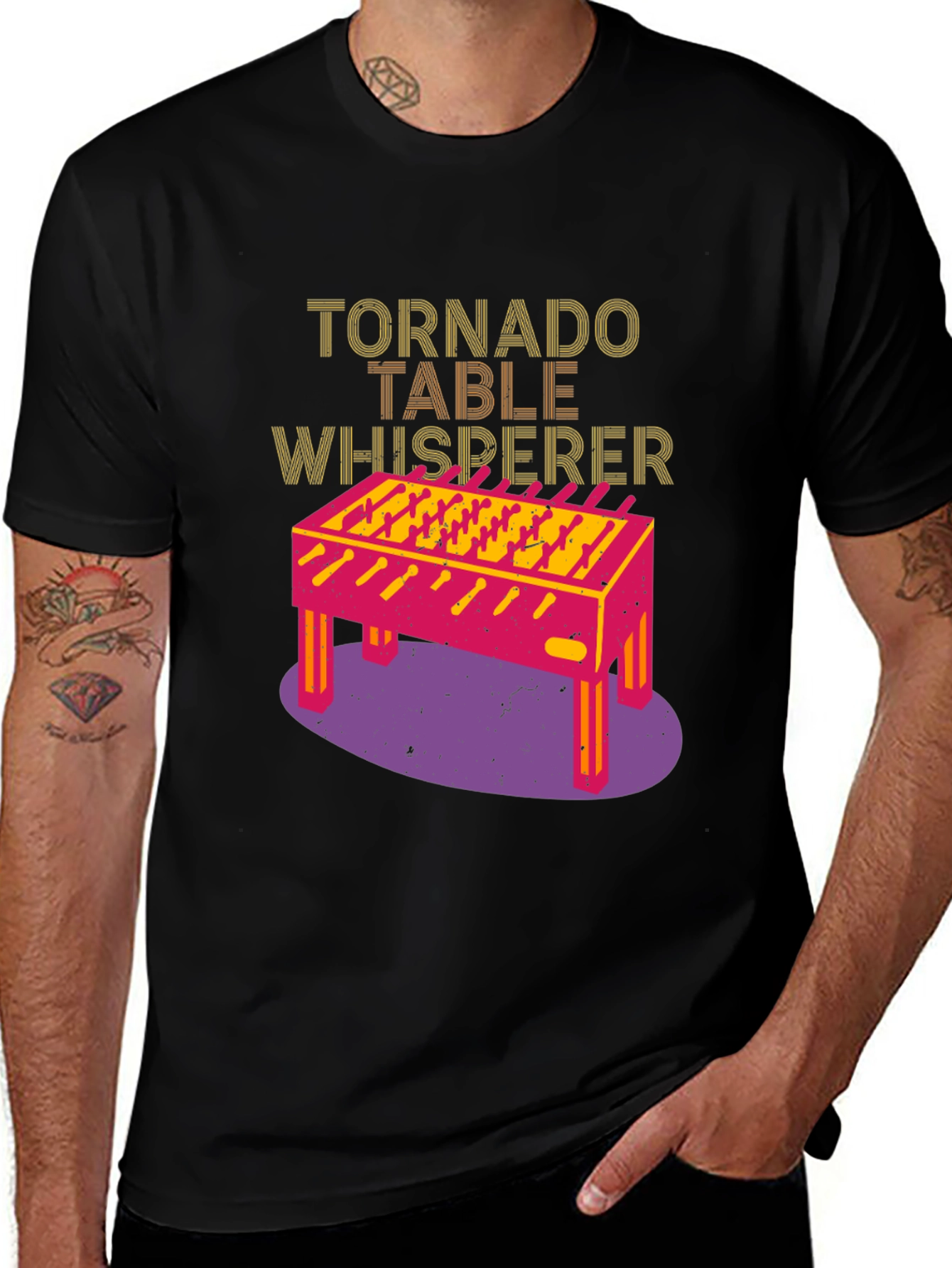 Variant 19 of Foosball Table Whisperer Graphic T-Shirt