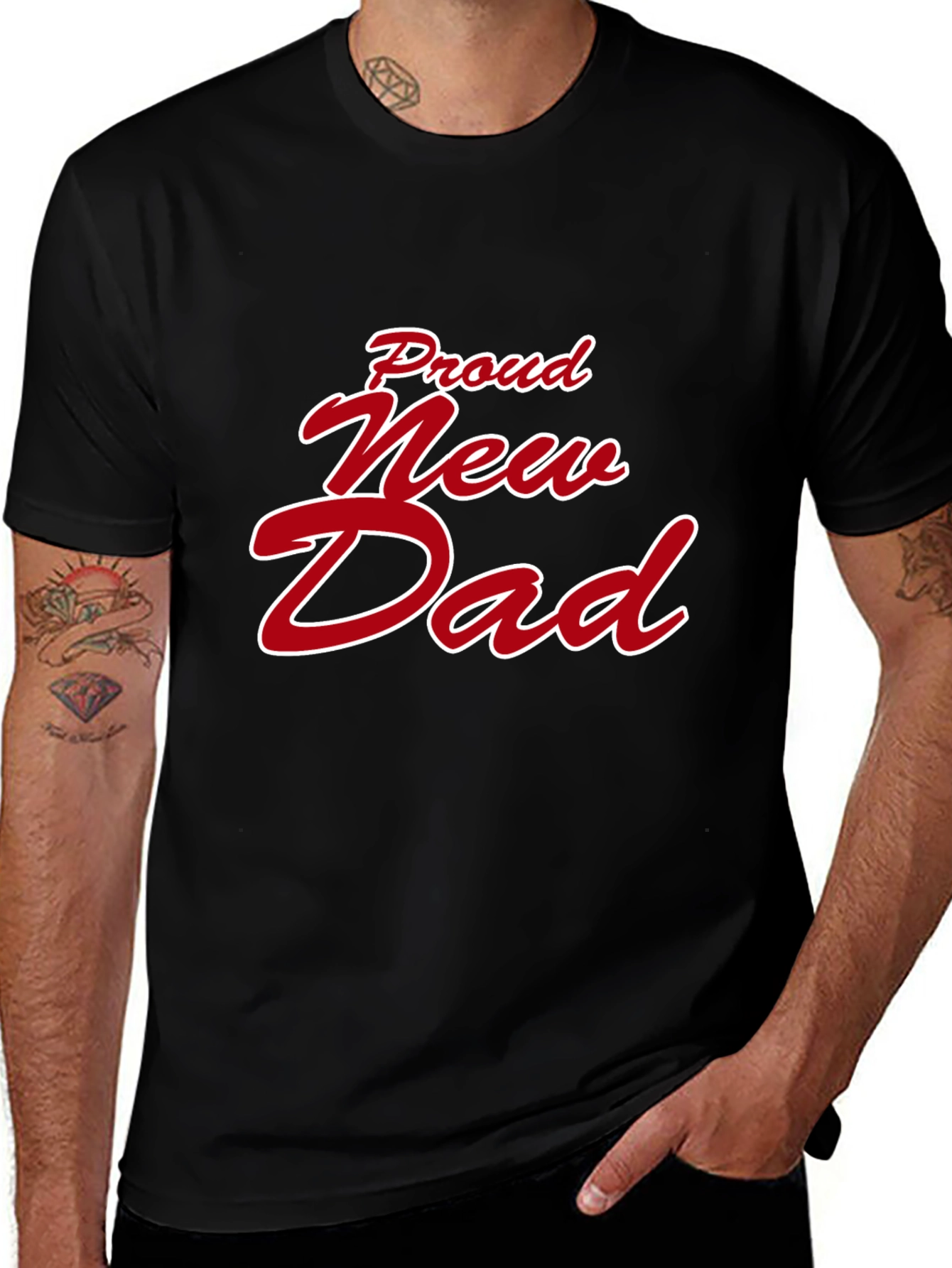 Proud New Dad Graphic T-Shirt