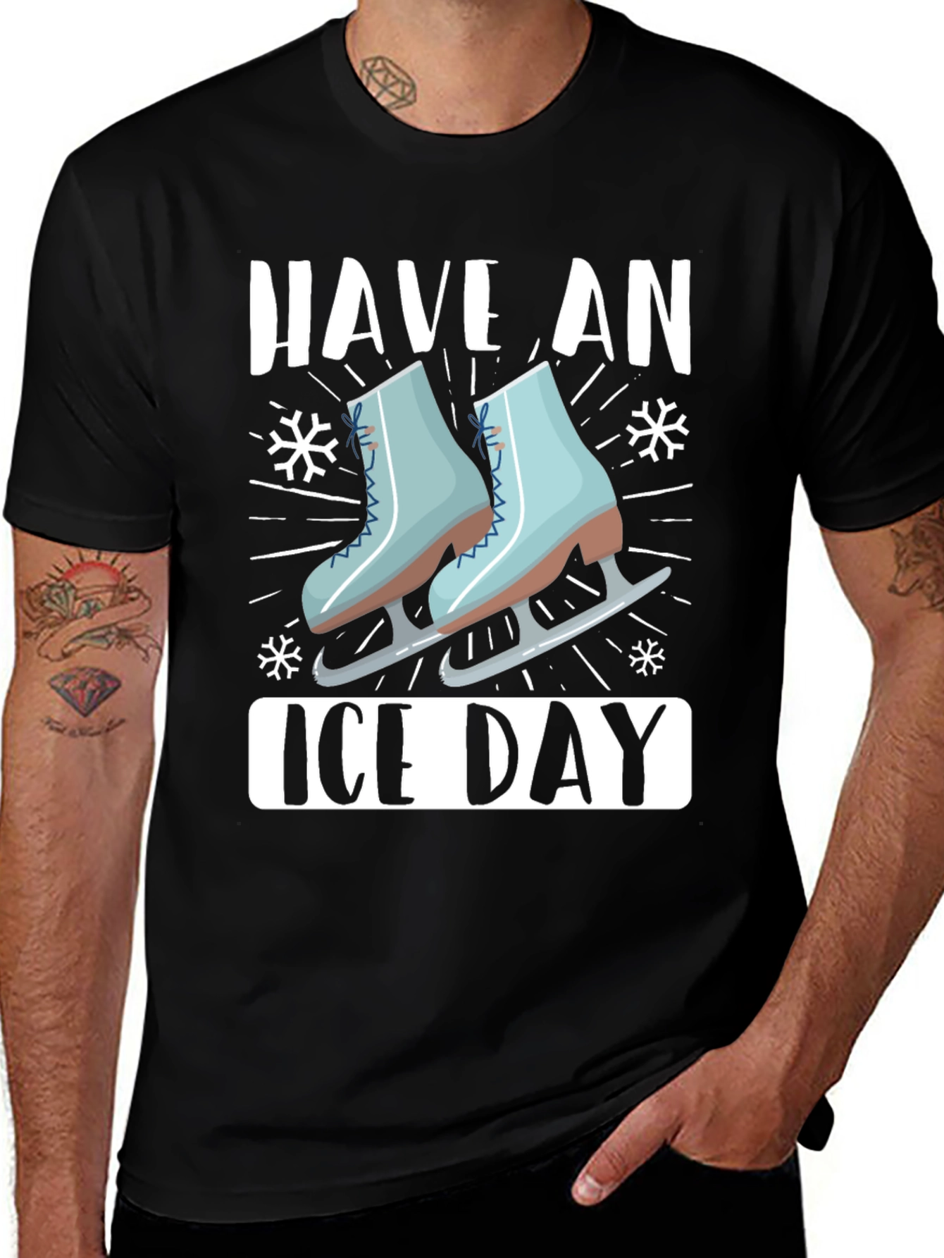 Variant 8 of Have an Ice Day Skates T-Shirt