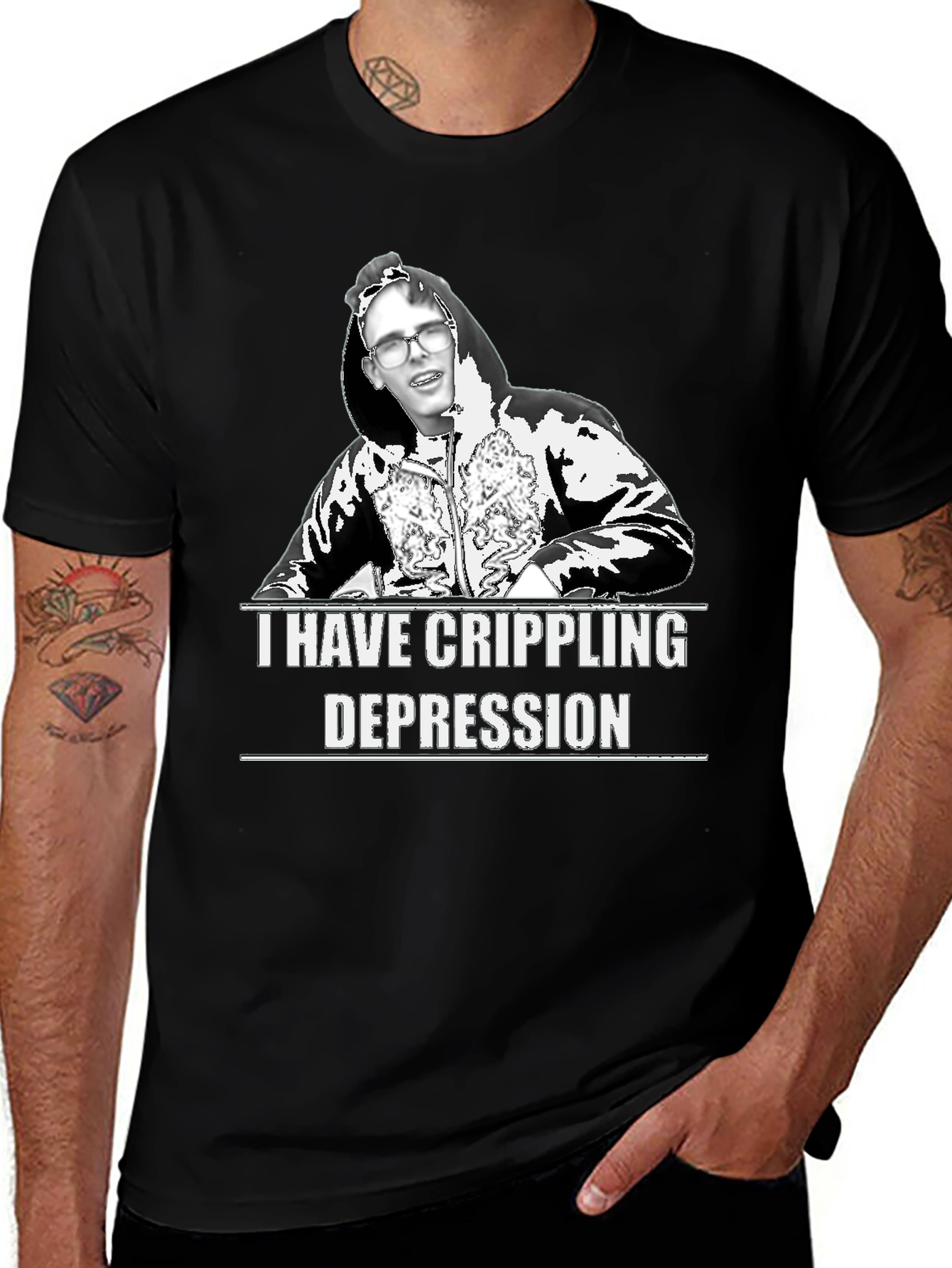 Variant 27 of Crippling Depression Graphic Tee