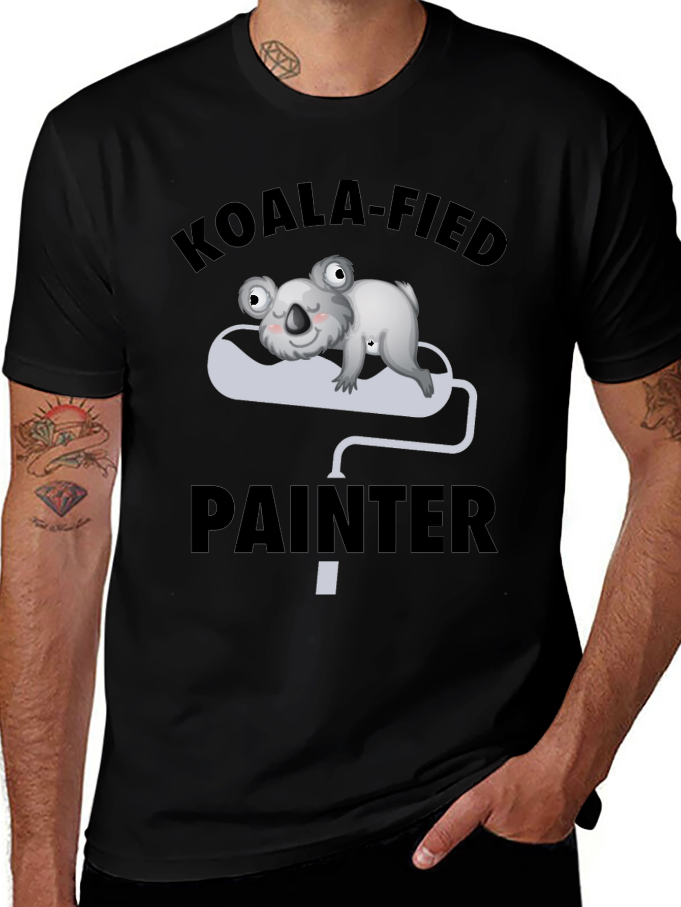 Variant 9 of Koala-fied Painter Graphic Tee