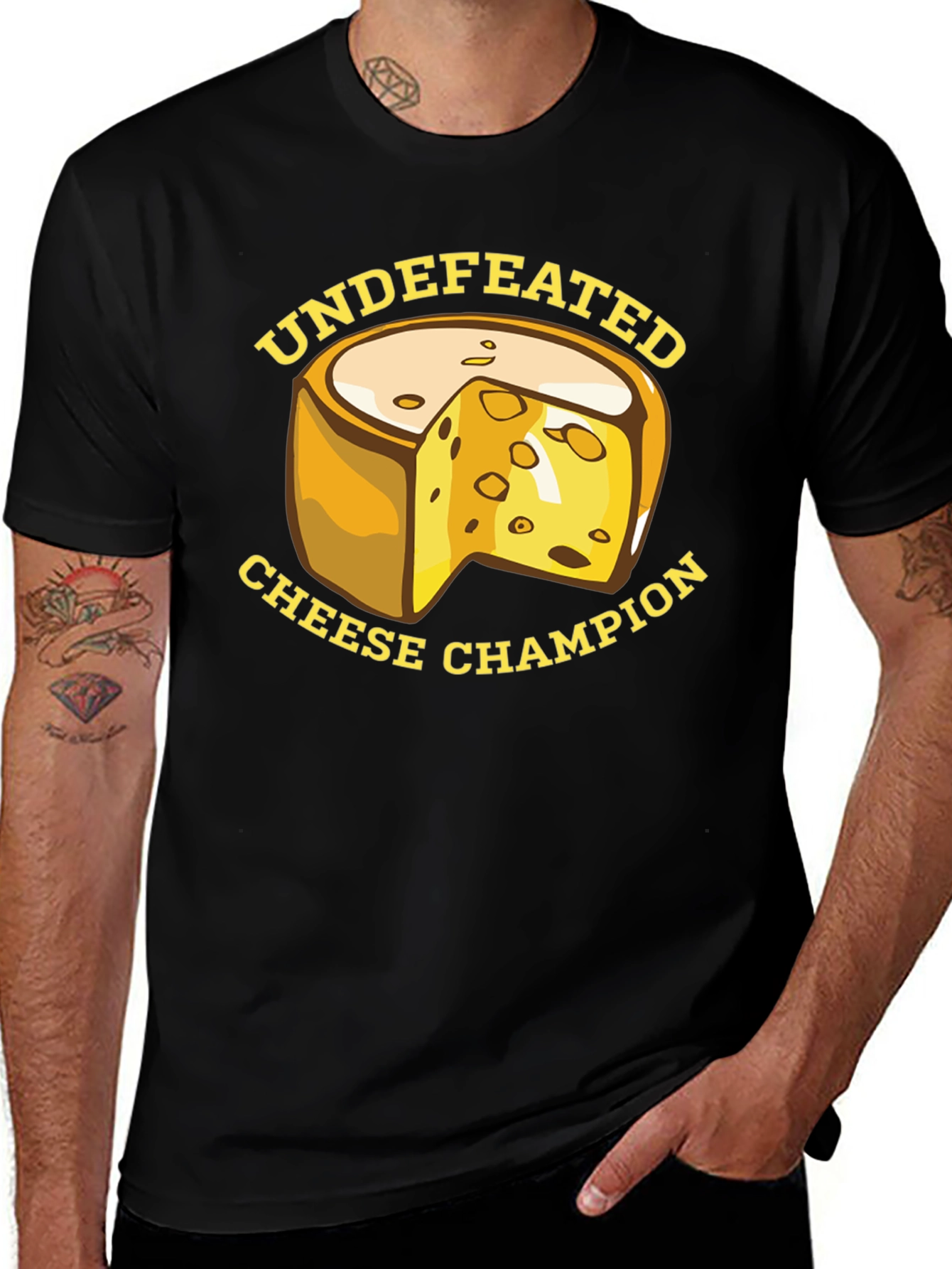 Variant 17 of Undefeated Cheese Champion Graphic T-Shirt