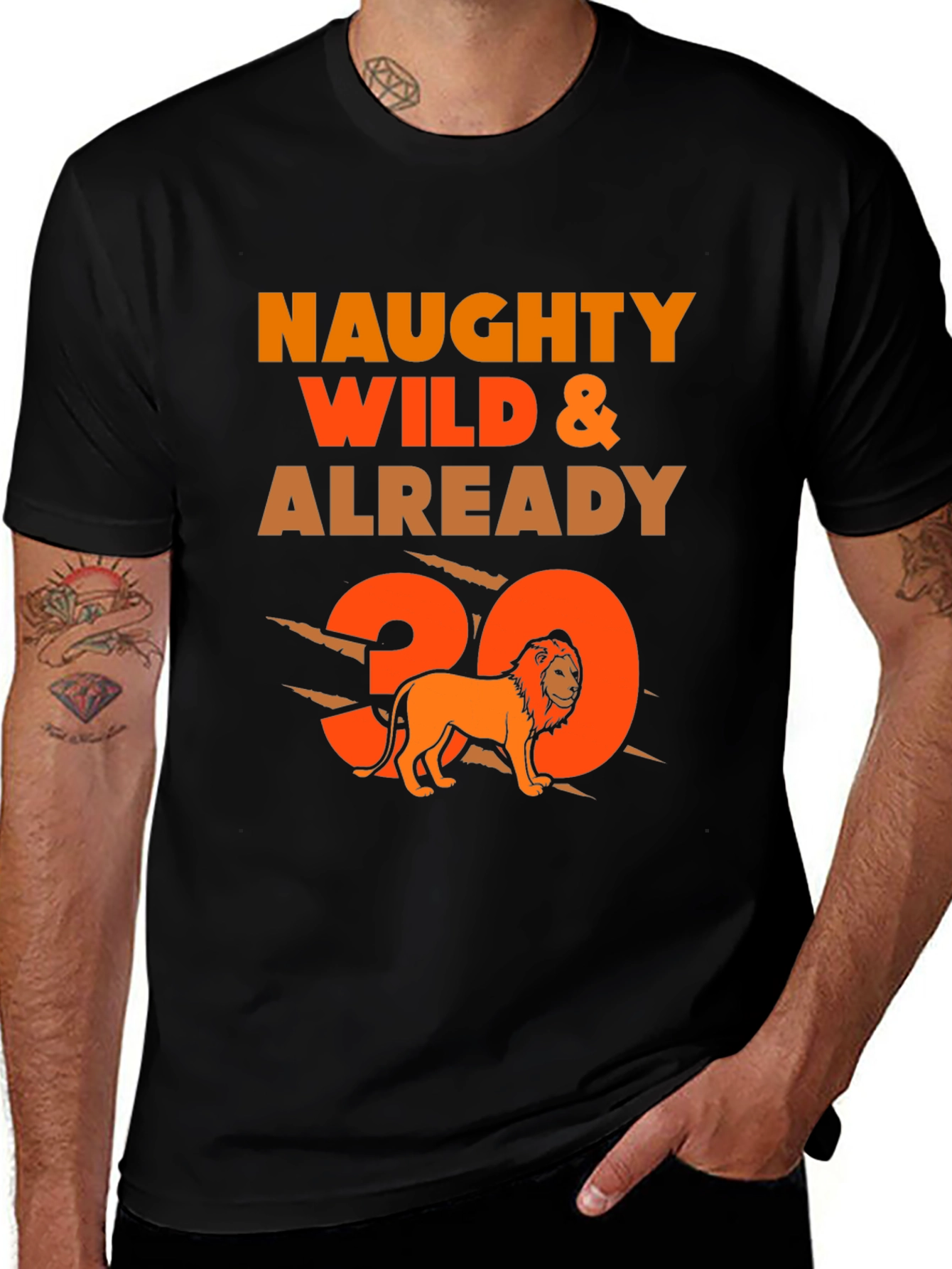 Variant 2 of Naughty Wild & Already 30 T-Shirt