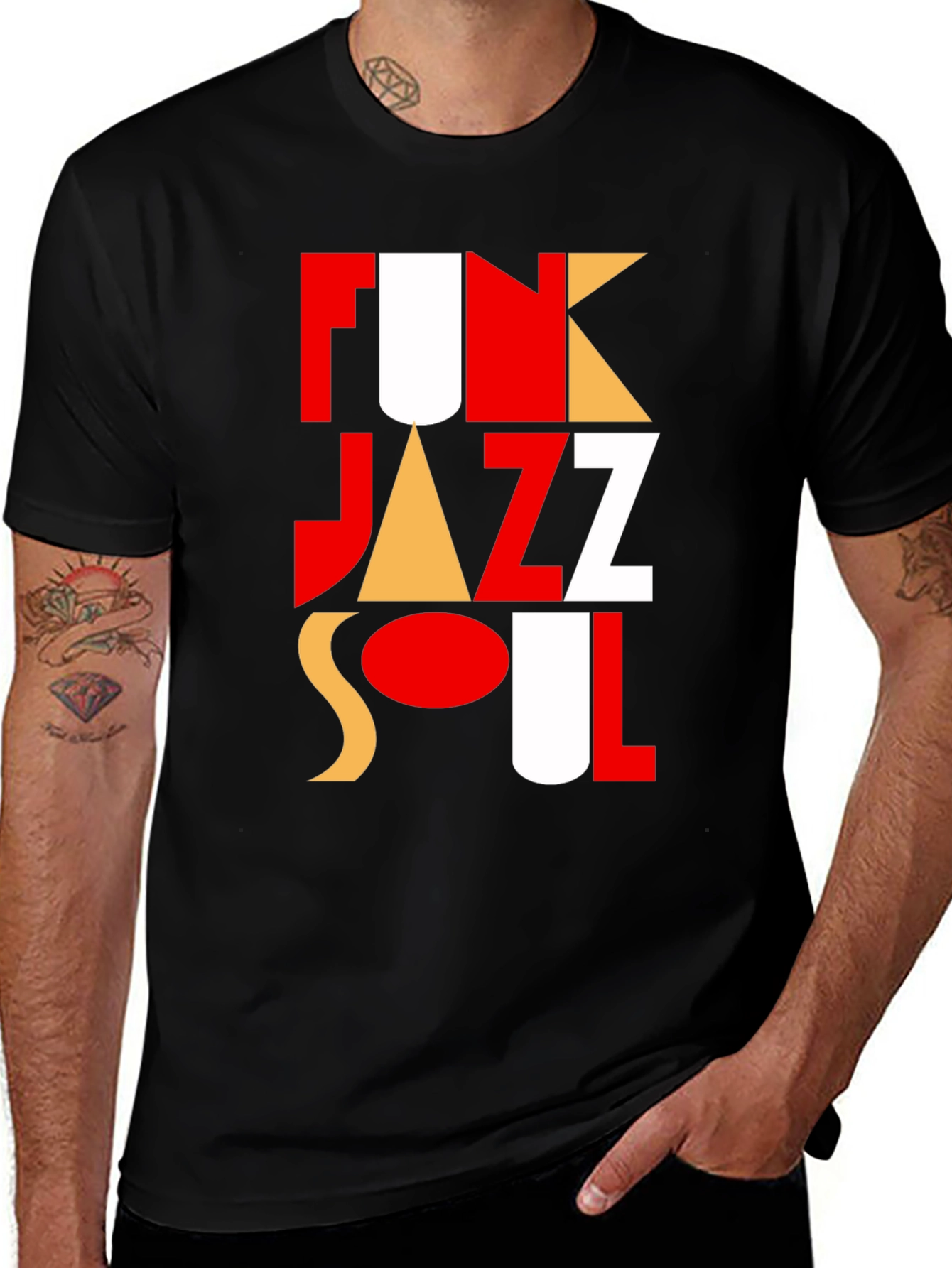 Variant 2 of Funky Jazz Soul T-Shirt - Bold Graphic Tee