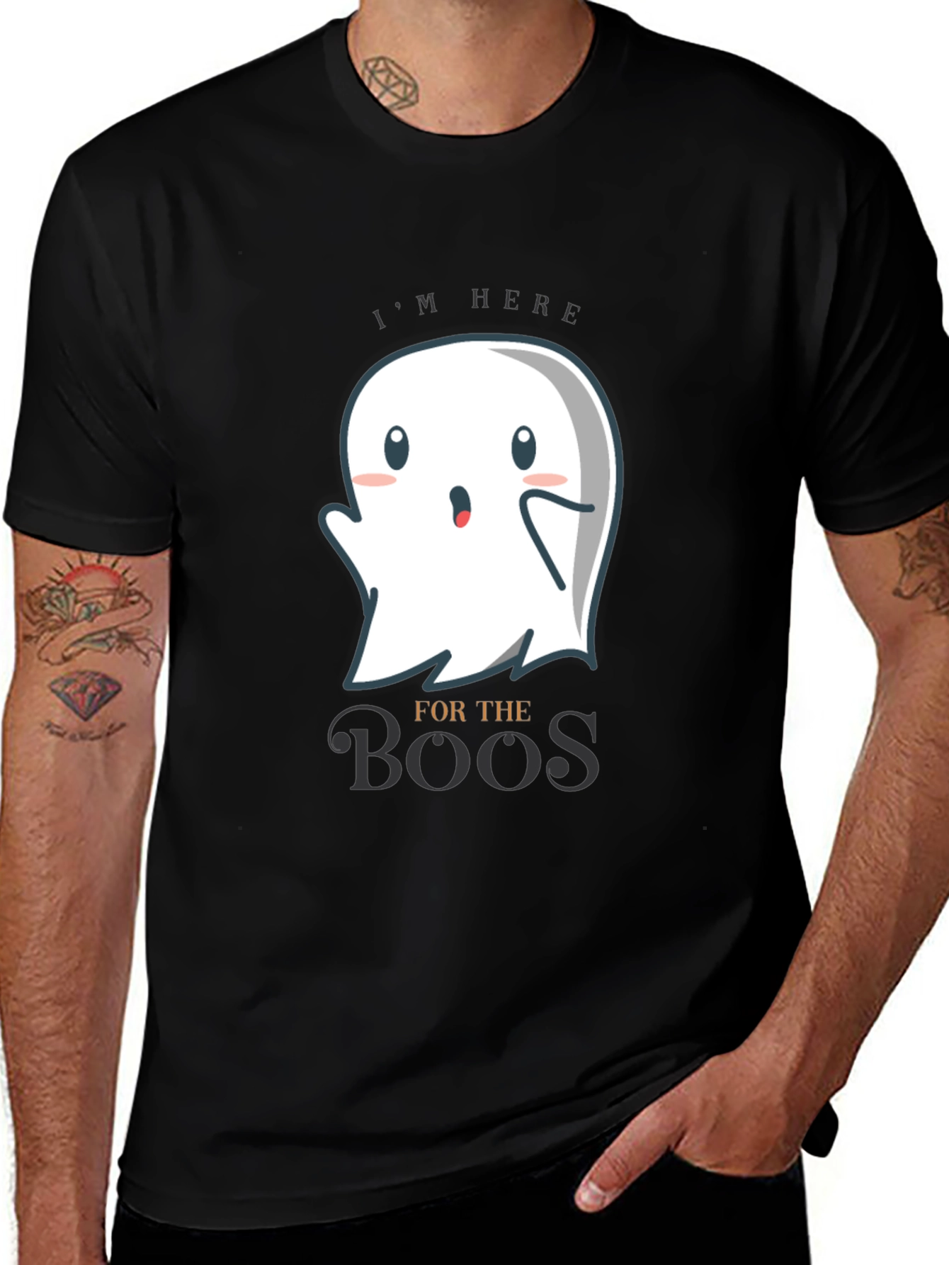 Variant 10 of Halloween Ghost 'Boos' T-Shirt