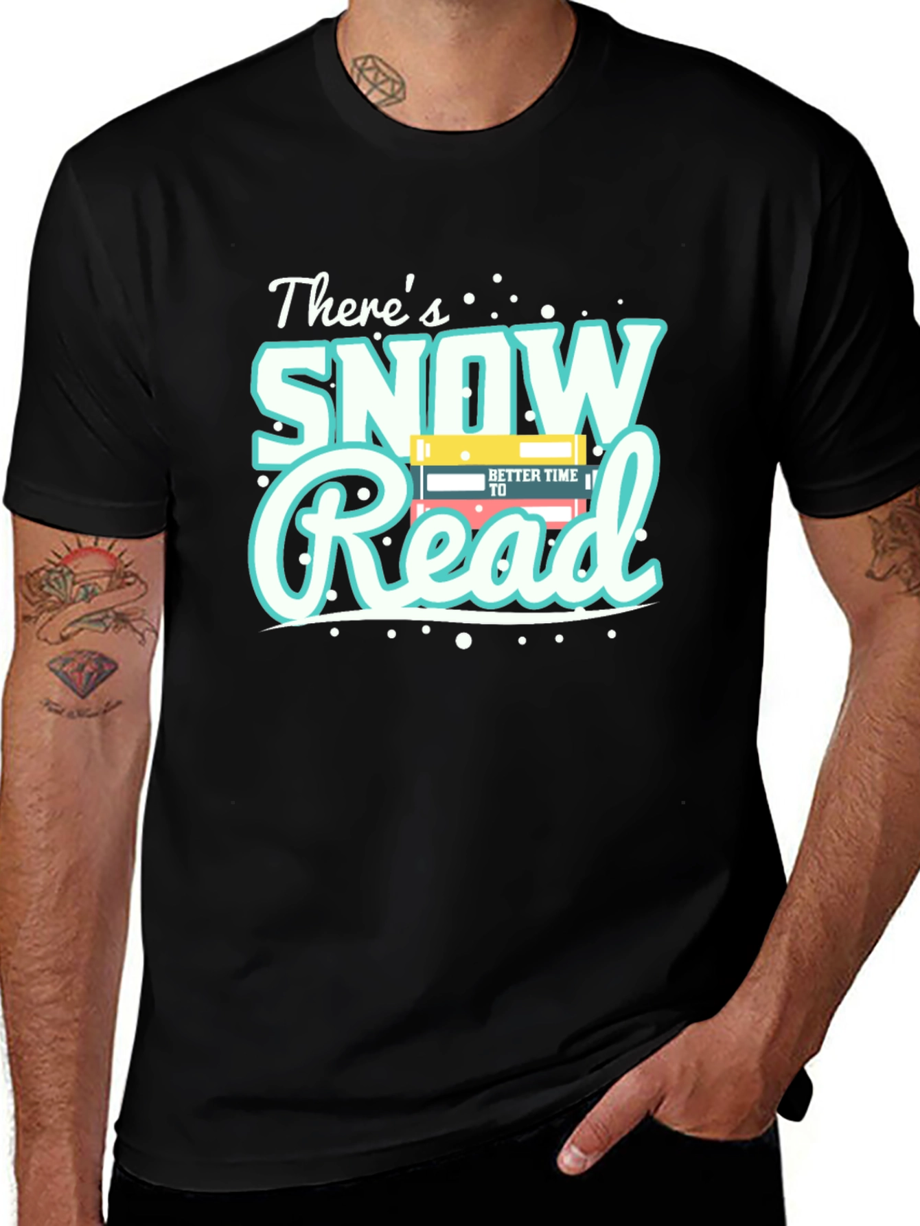 Snow Read T-Shirt - Winter Reading Apparel