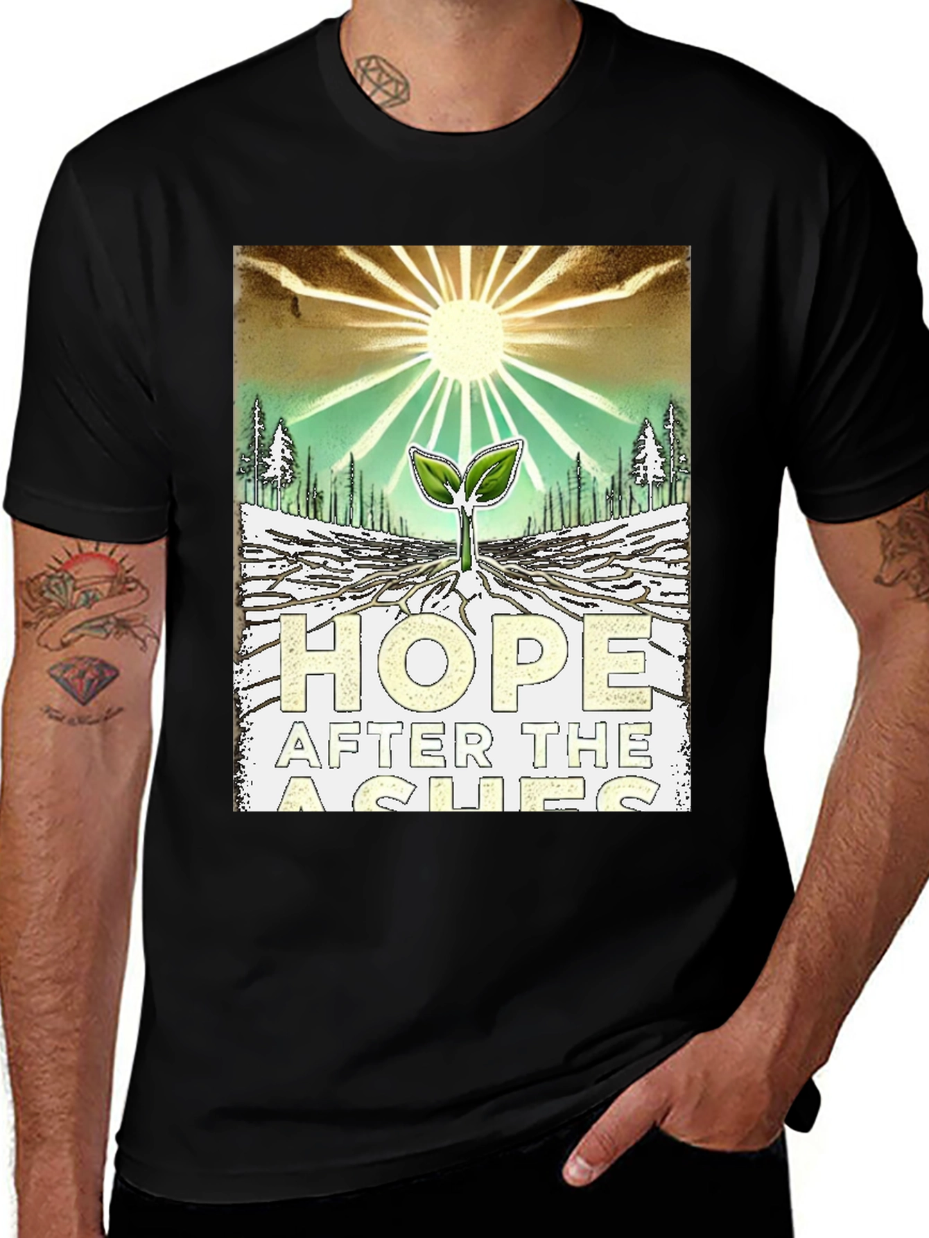 Variant 9 of Hope After the Ashes Graphic Tee