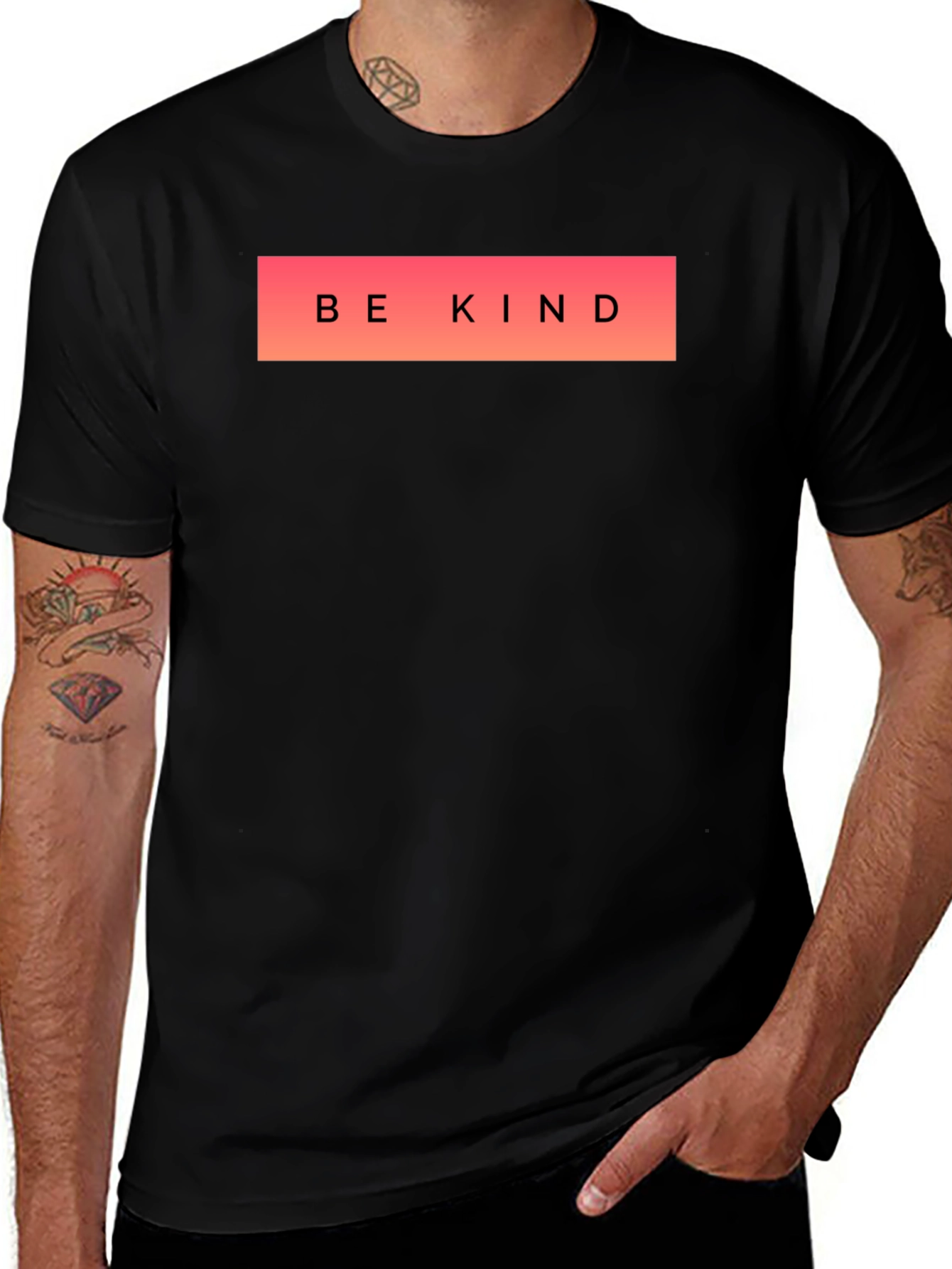 Variant 4 of Be Kind Graphic Tee - Positive Message T-Shirt