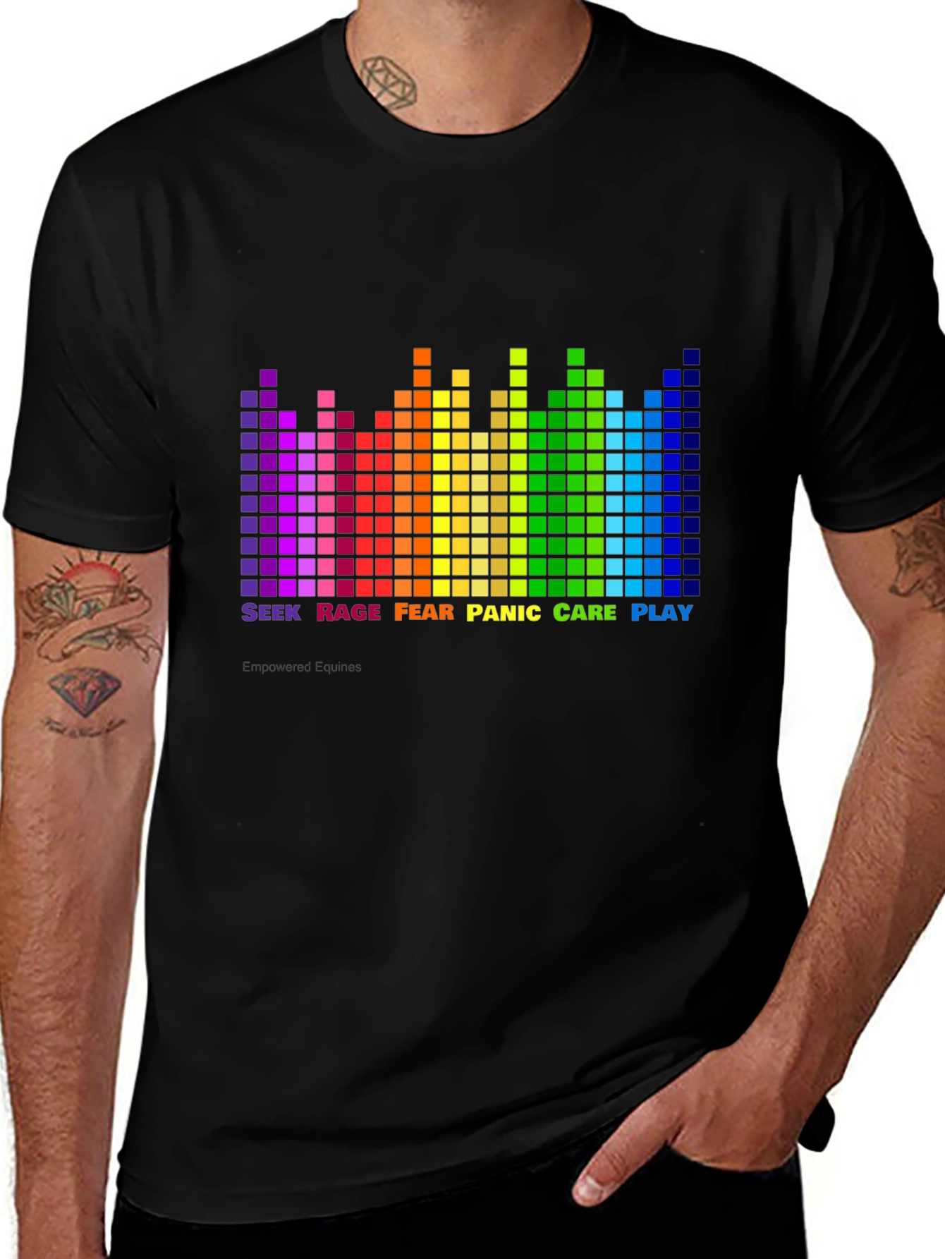 Variant 3 of Colorful Seek Rage T-Shirt