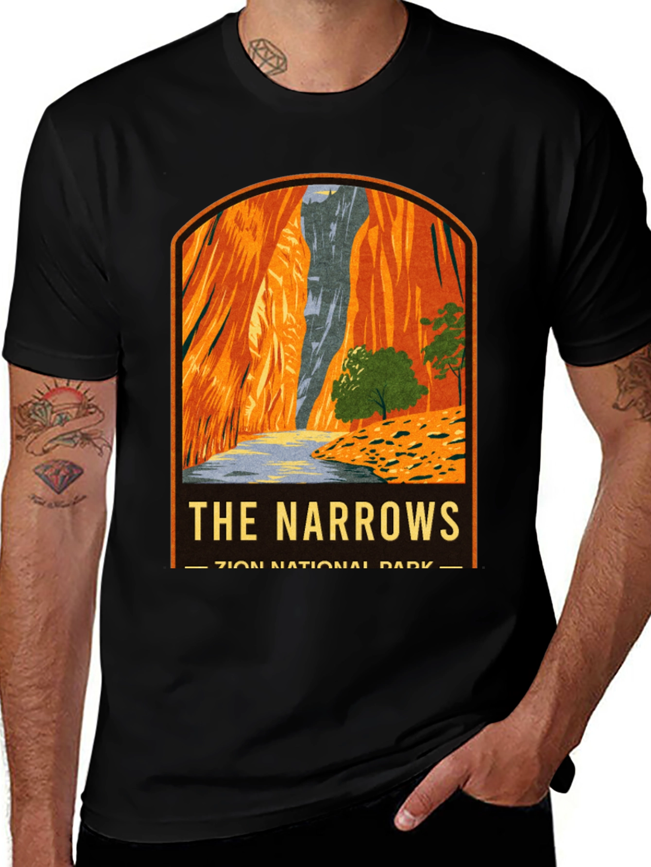 The Narrows Zion National Park T-Shirt