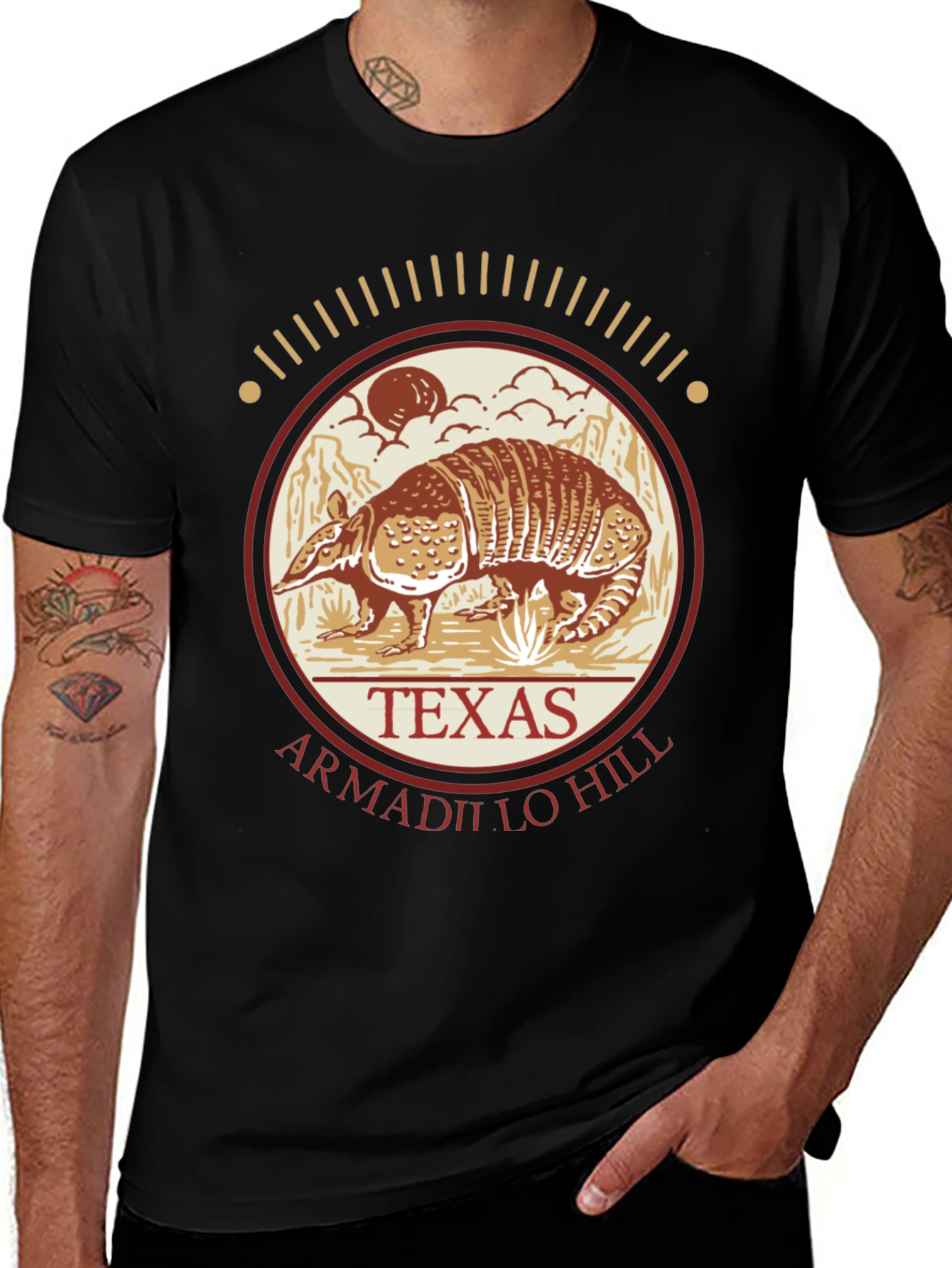 Armadillo Hill Texas Graphic Tee