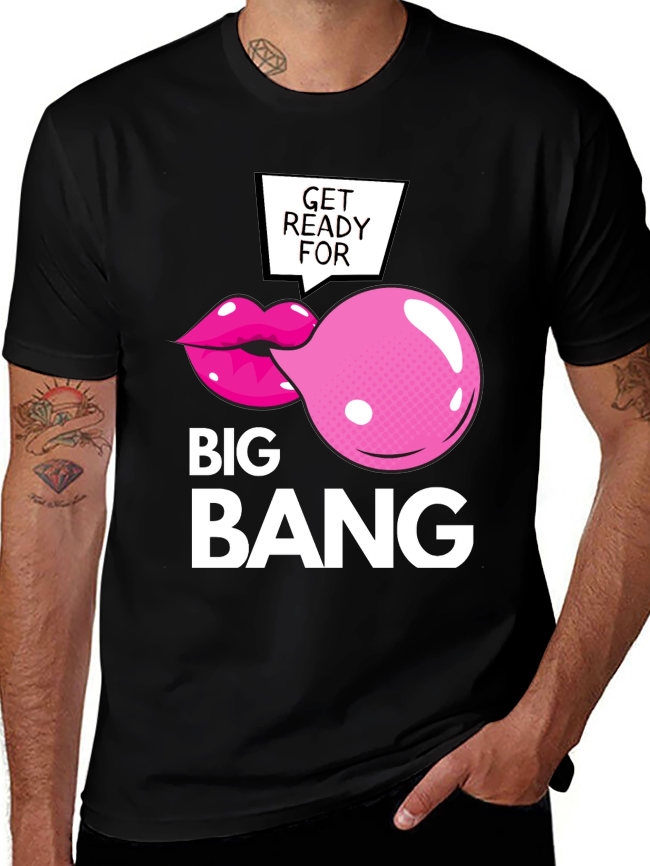 Variant 10 of Big Bang Bubble Gum T-Shirt - Funny Graphic Tee