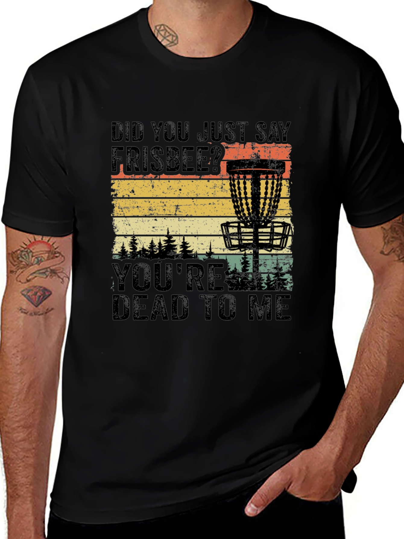 Frisbee Disc Golf T-Shirt - Dead To Me