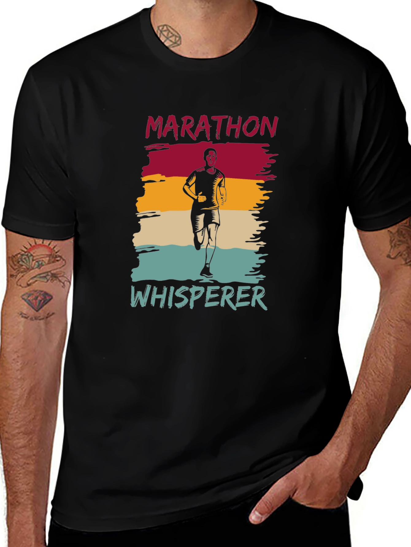 Marathon Whisperer Graphic T-Shirt for Runners