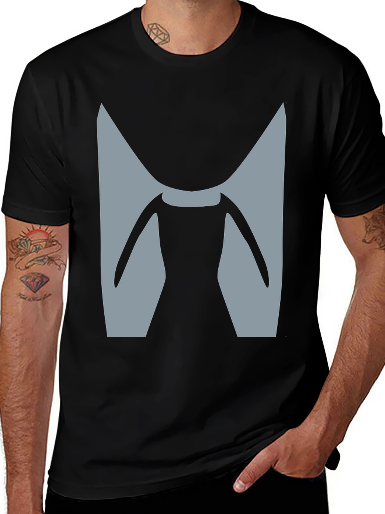 Variant 3 of Abstract "M" Graphic Tee - Modern Style