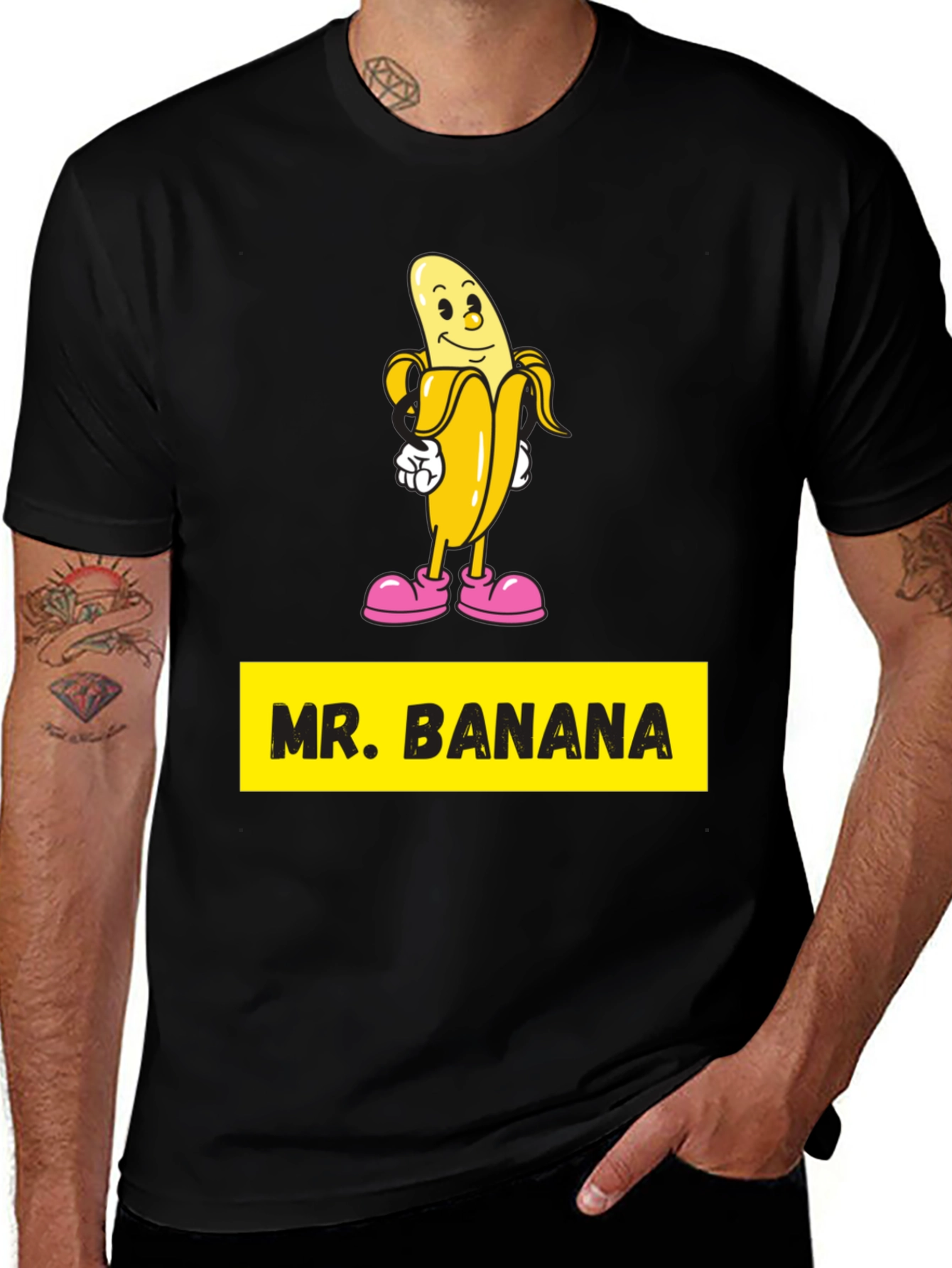 Variant 15 of Mr. Banana T-Shirt - Funny Cartoon Fruit Tee
