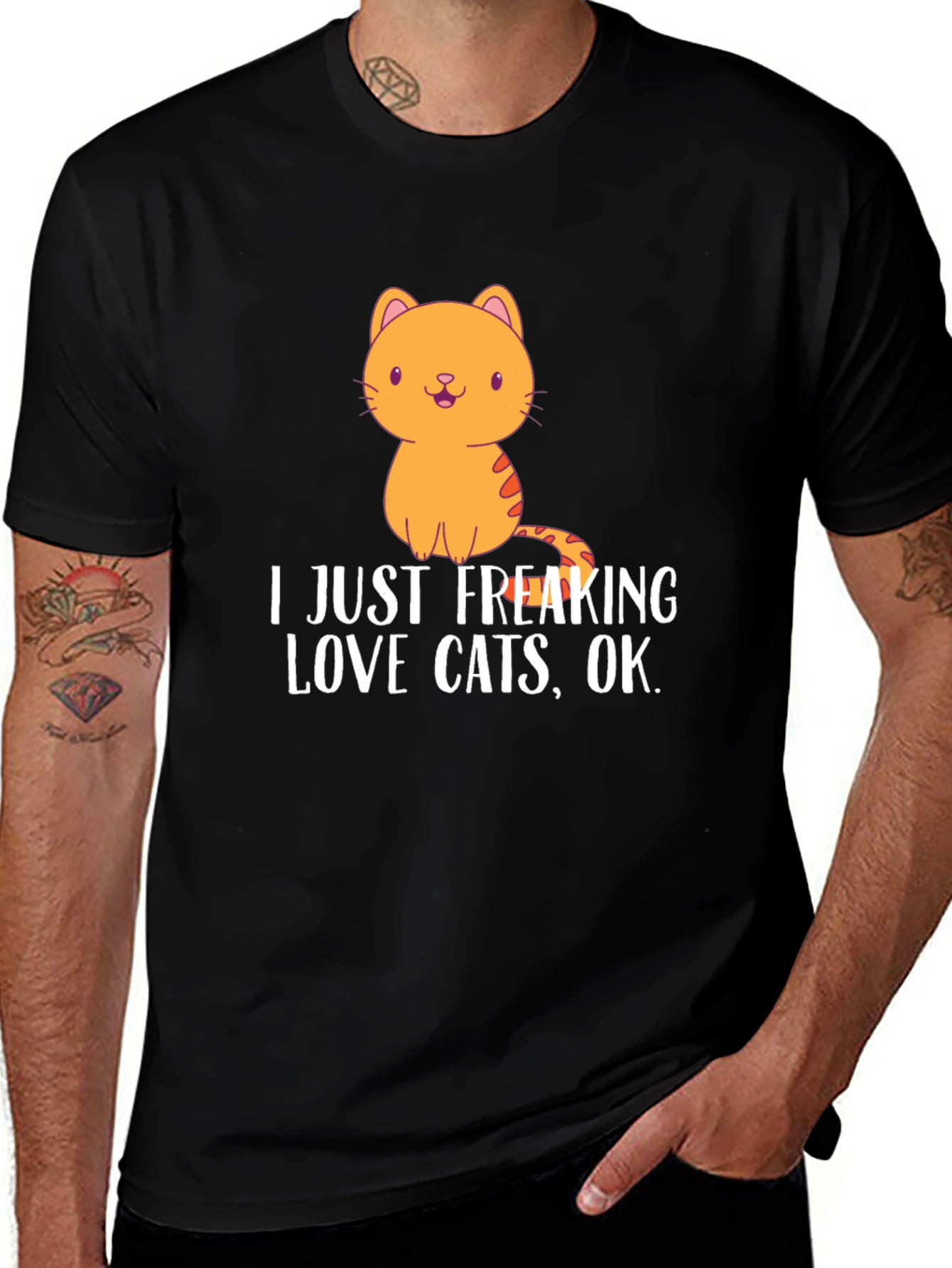 Variant 12 of I Just Freaking Love Cats T-Shirt