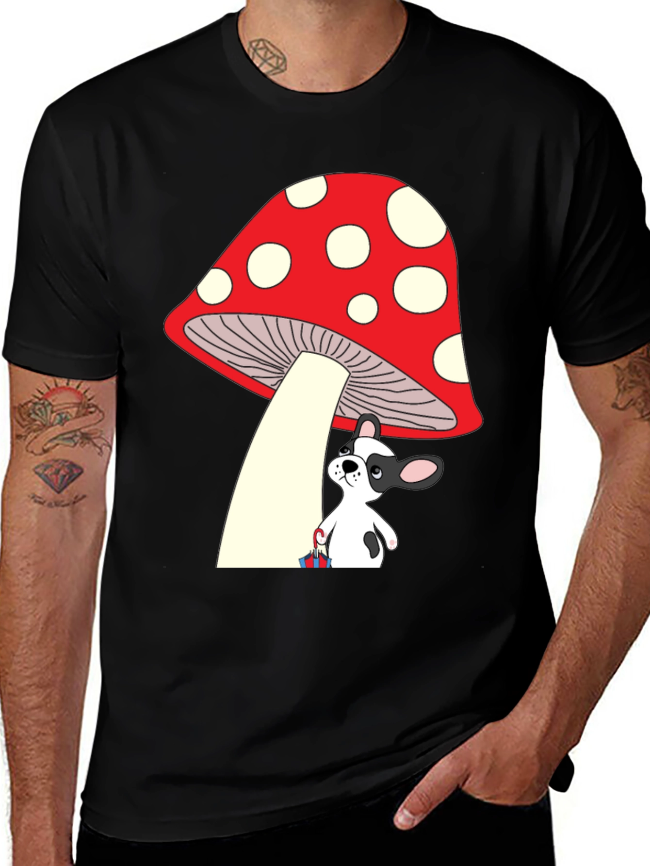 Variant 10 of Mushroom Dog Graphic T-Shirt