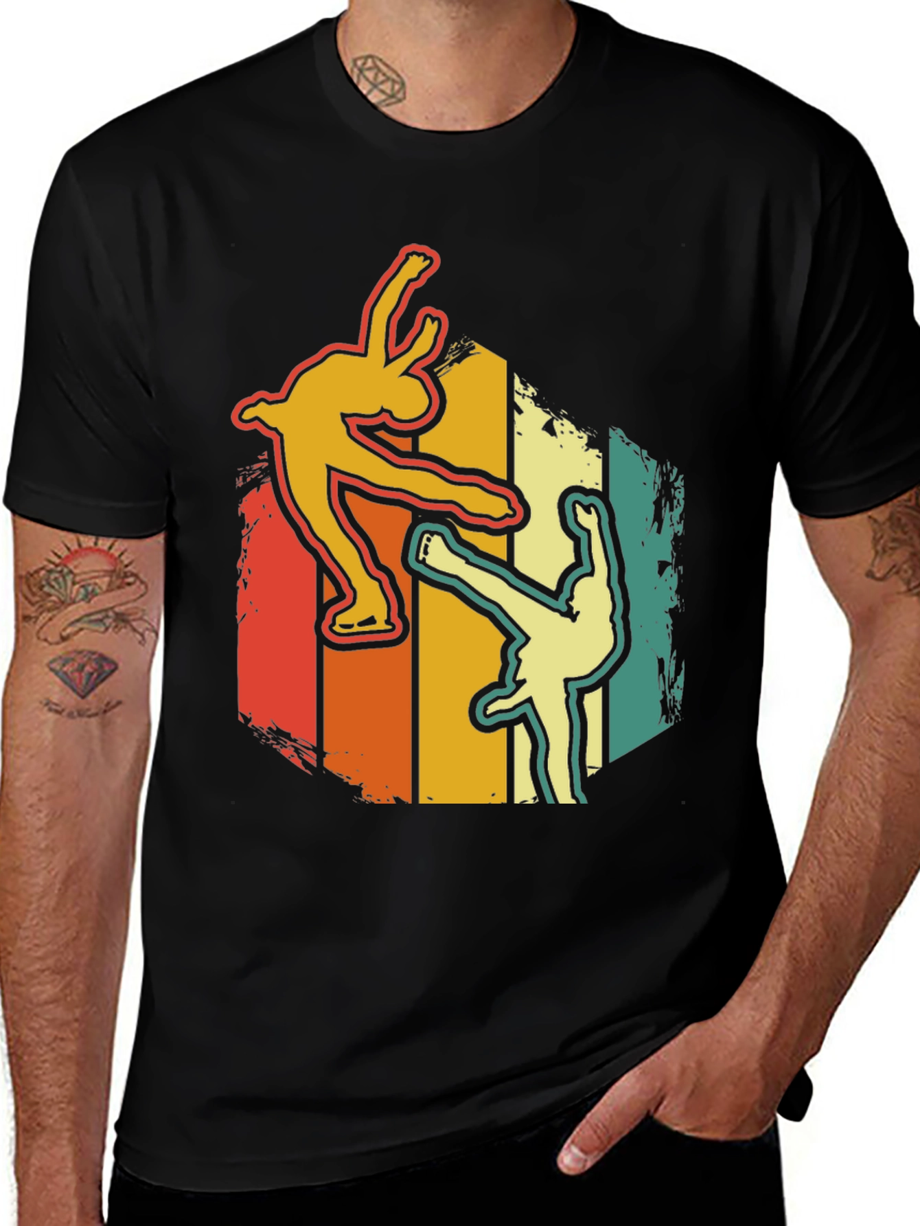 Variant 29 of Retro Figure Skating T-Shirt