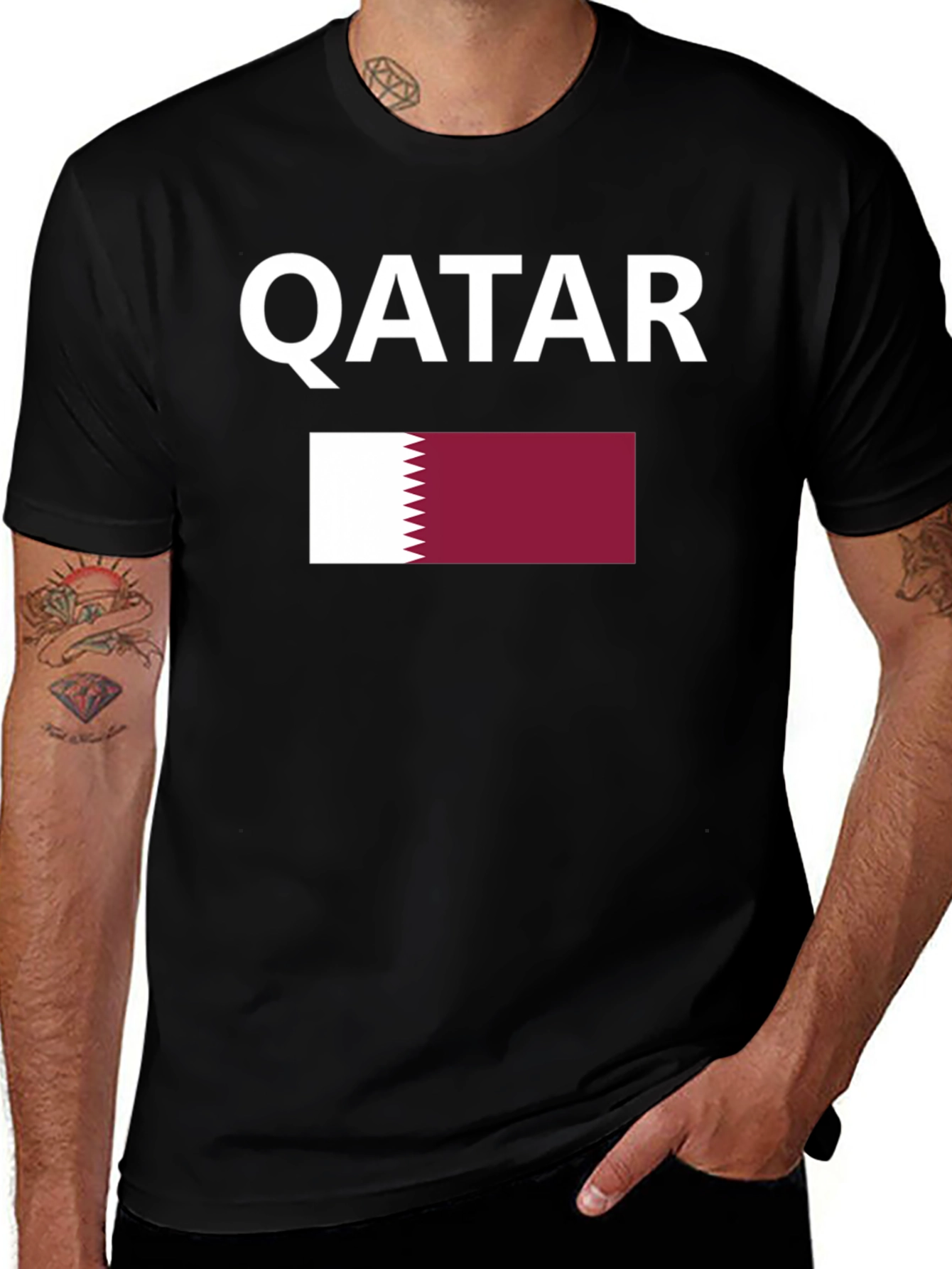 Qatar Flag T-Shirt - National Pride Tee