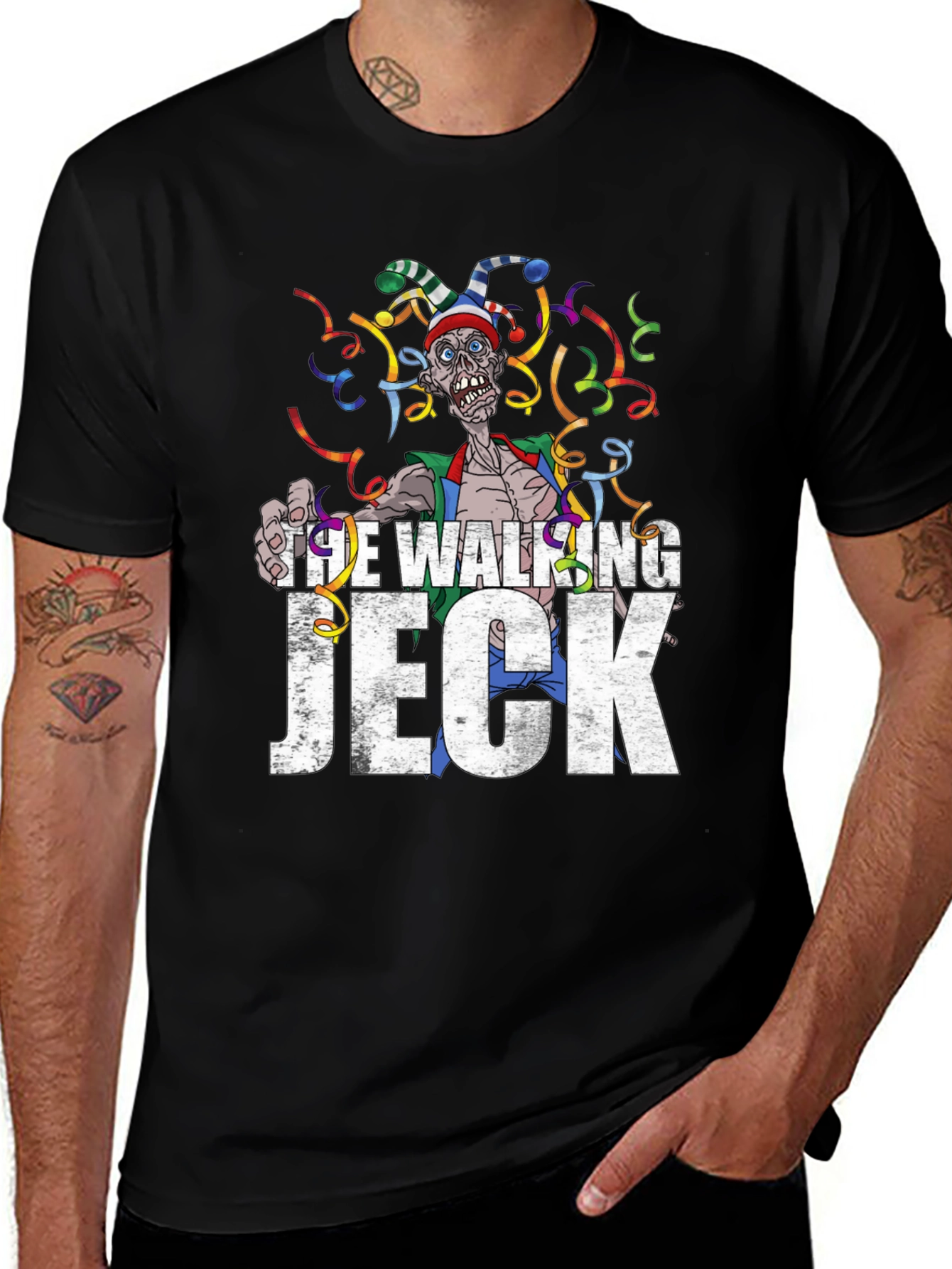 Variant 16 of Walking Jeck Graphic Tee - Halloween Zombie