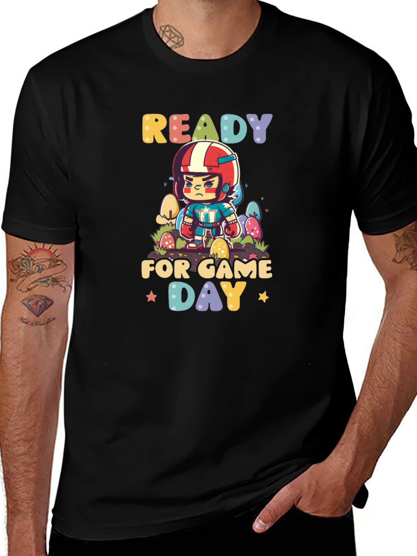 Variant 16 of Ready for Game Day Football T-Shirt