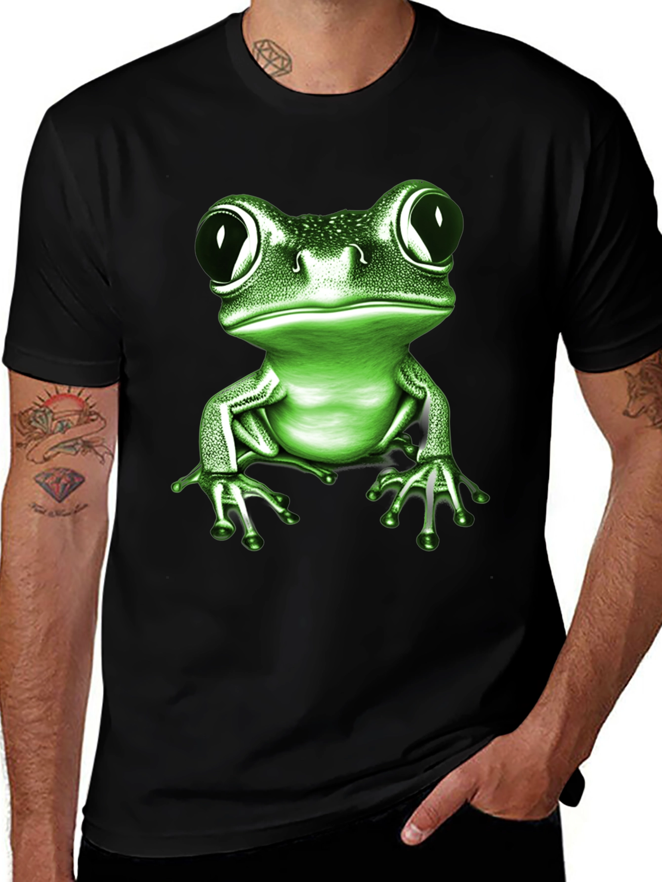 Variant 18 of Frog Graphic Tee - Cool & Casual