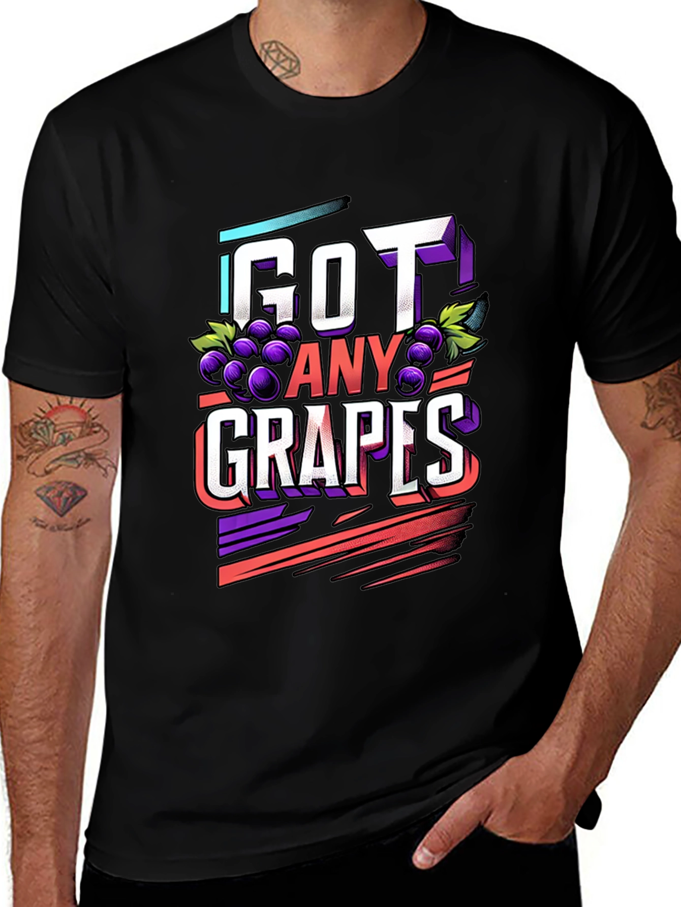 Variant 19 of Got Any Grapes T-Shirt - Funny Retro Design