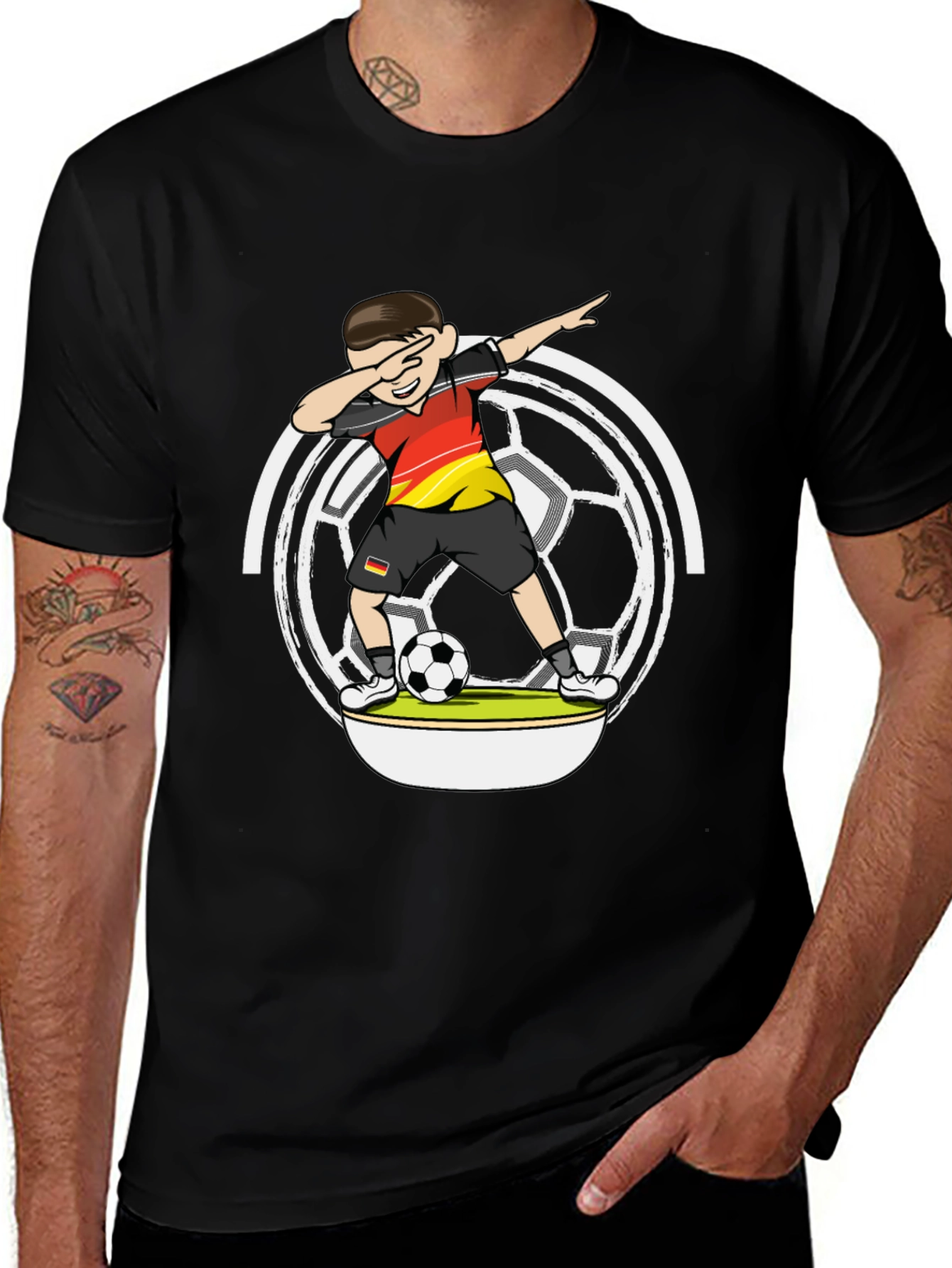 Variant 21 of Dabbing German Soccer Kid T-Shirt