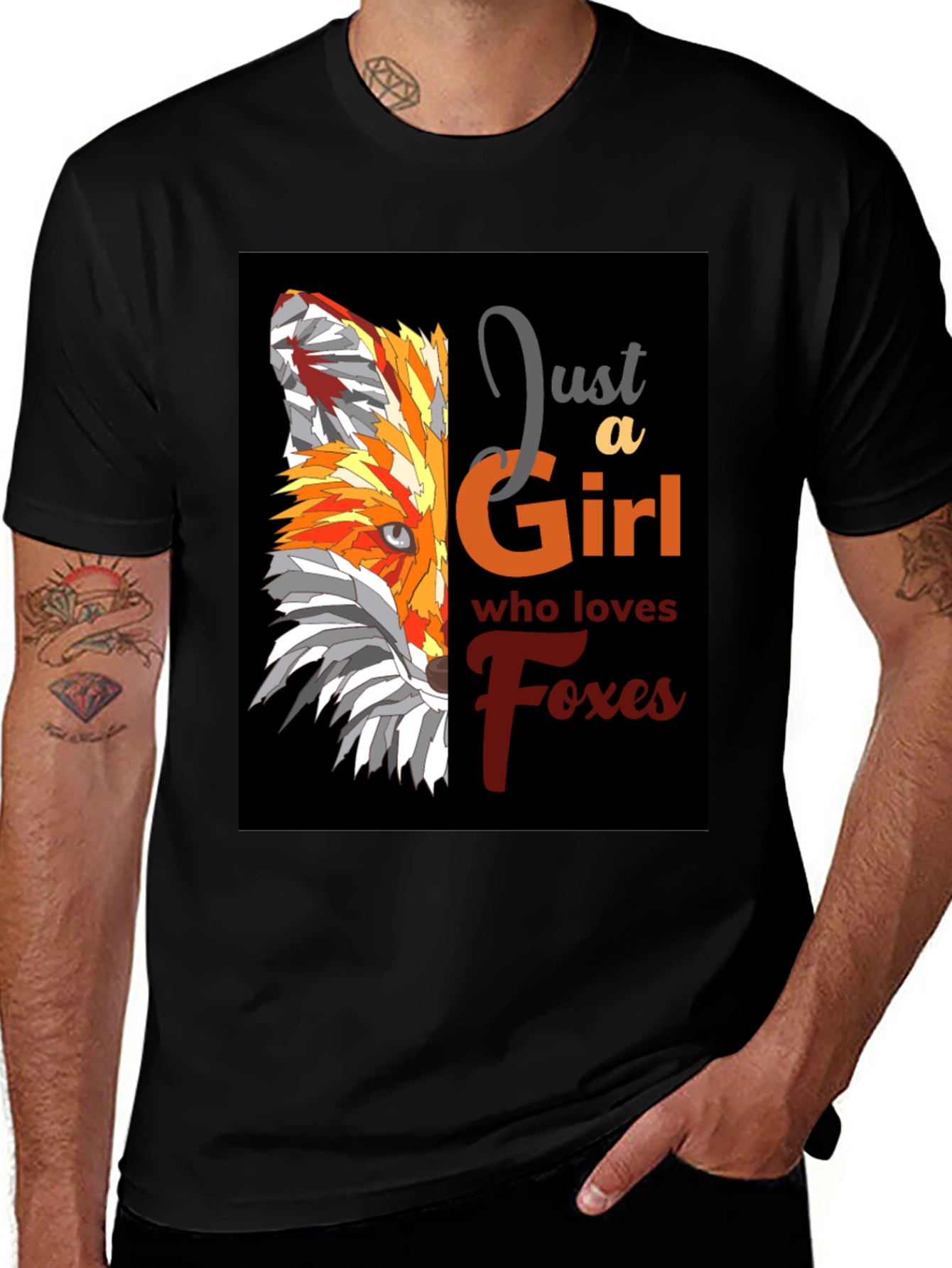 Variant 22 of Just a Girl Who Loves Foxes T-Shirt
