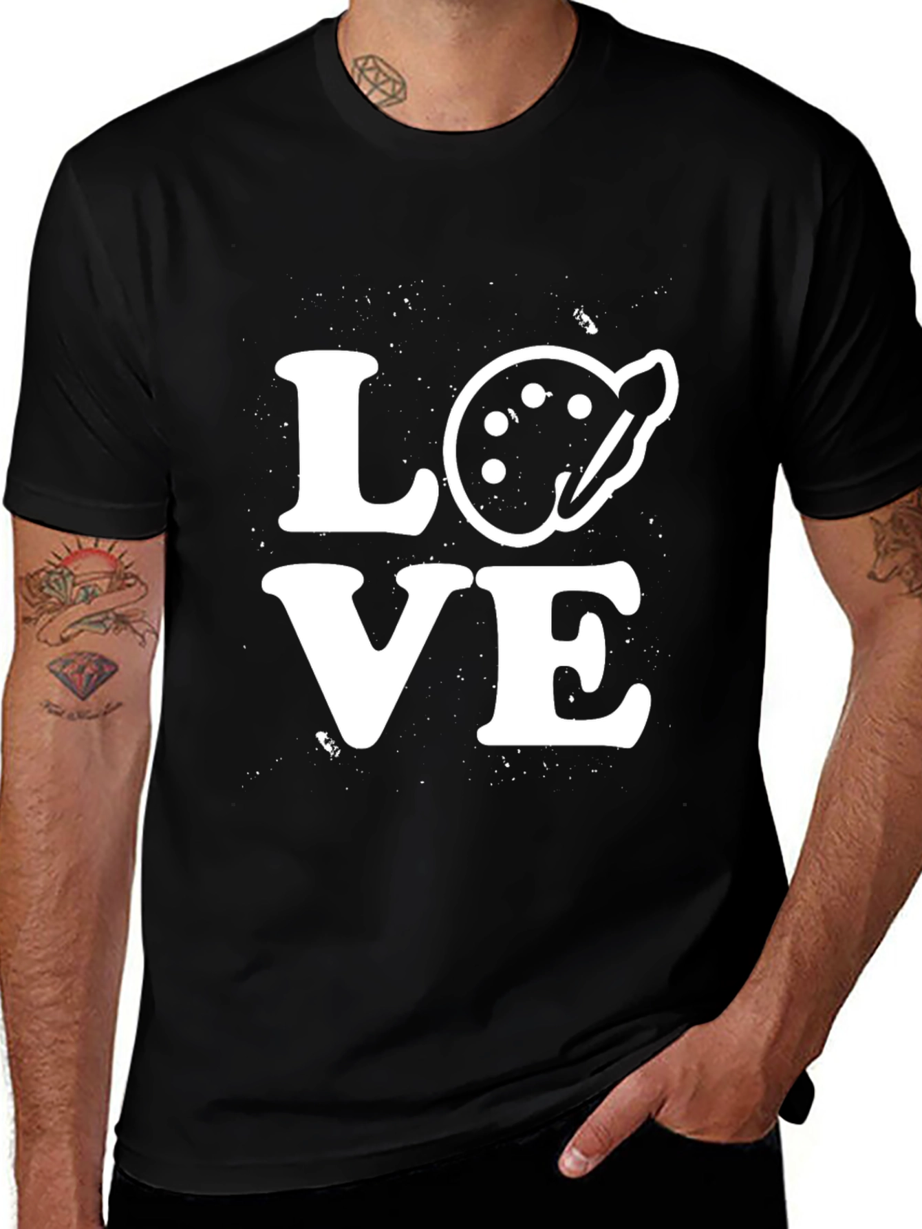 Variant 5 of Love to Paint Graphic Tee - Artist Gift Idea
