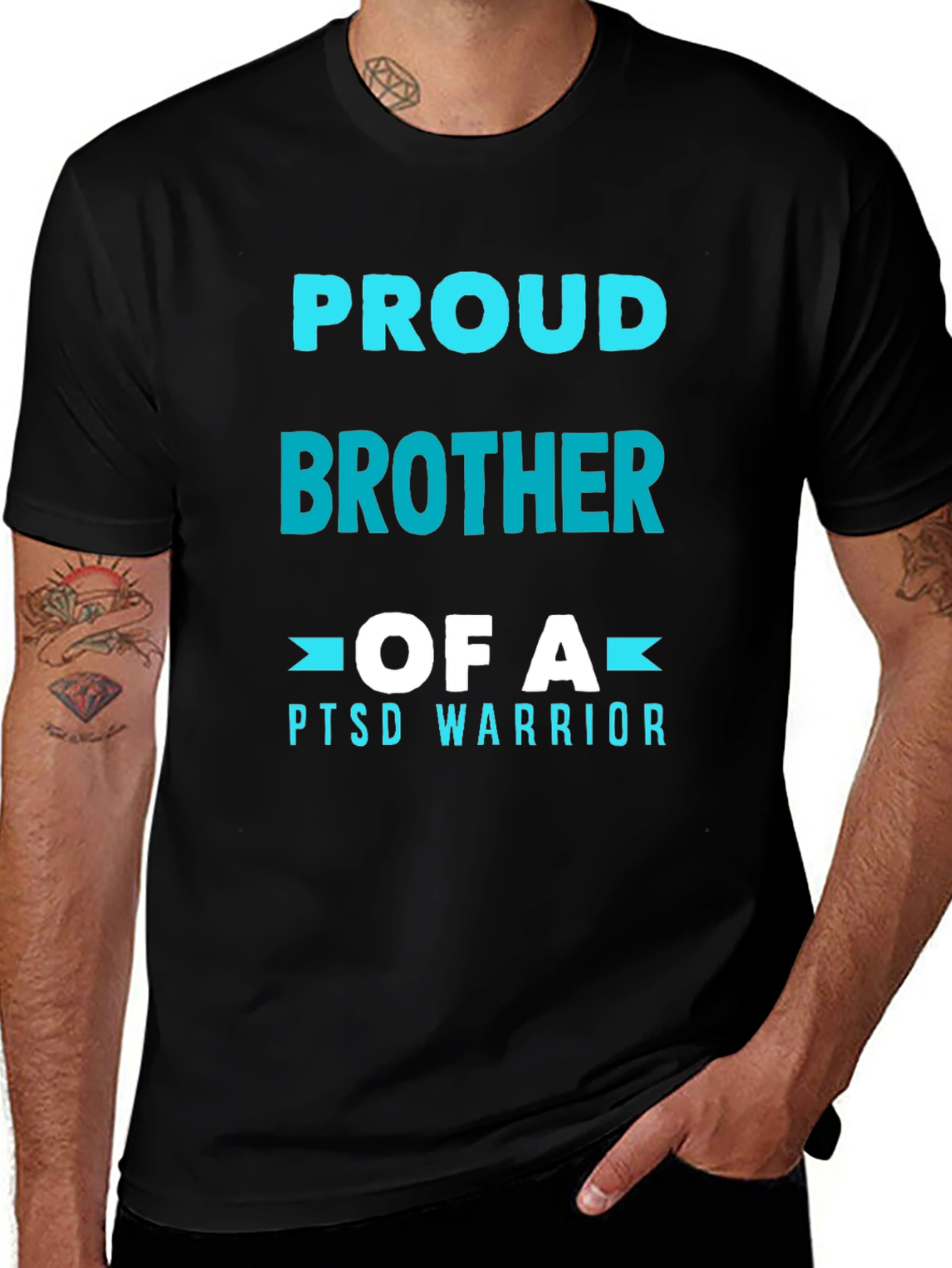 Proud Brother of a PTSD Warrior T-Shirt