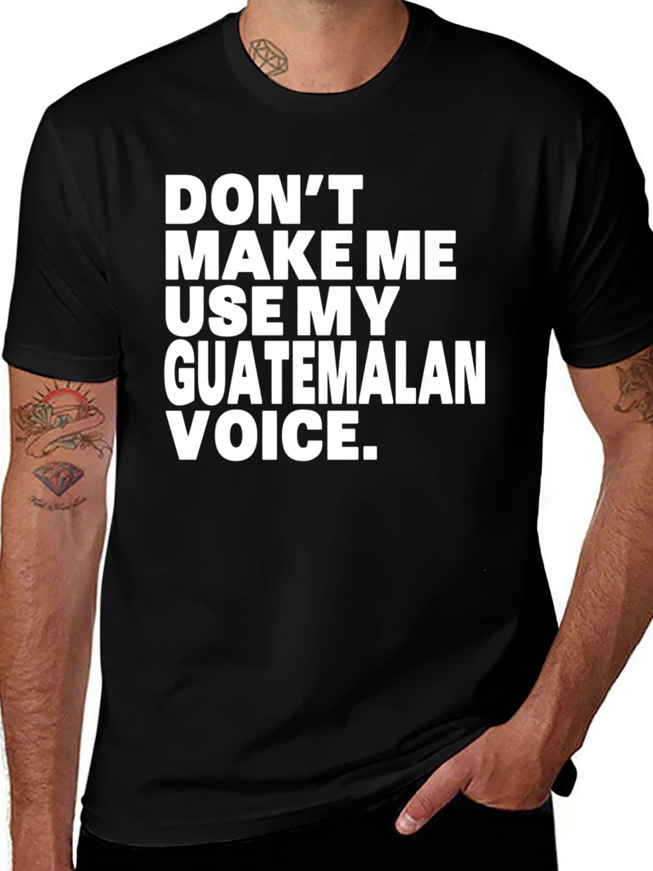 Variant 25 of Guatemalan Voice T-Shirt - Funny Novelty Tee