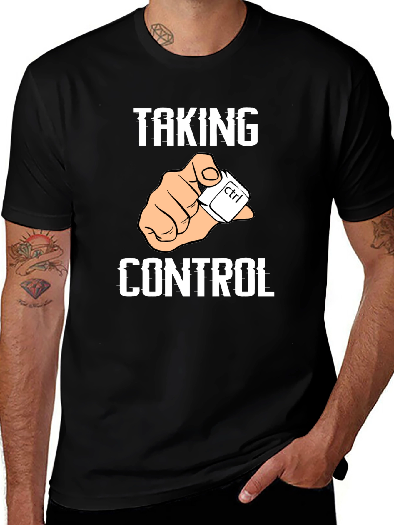 Taking Control T-Shirt - Funny Programmer Tee