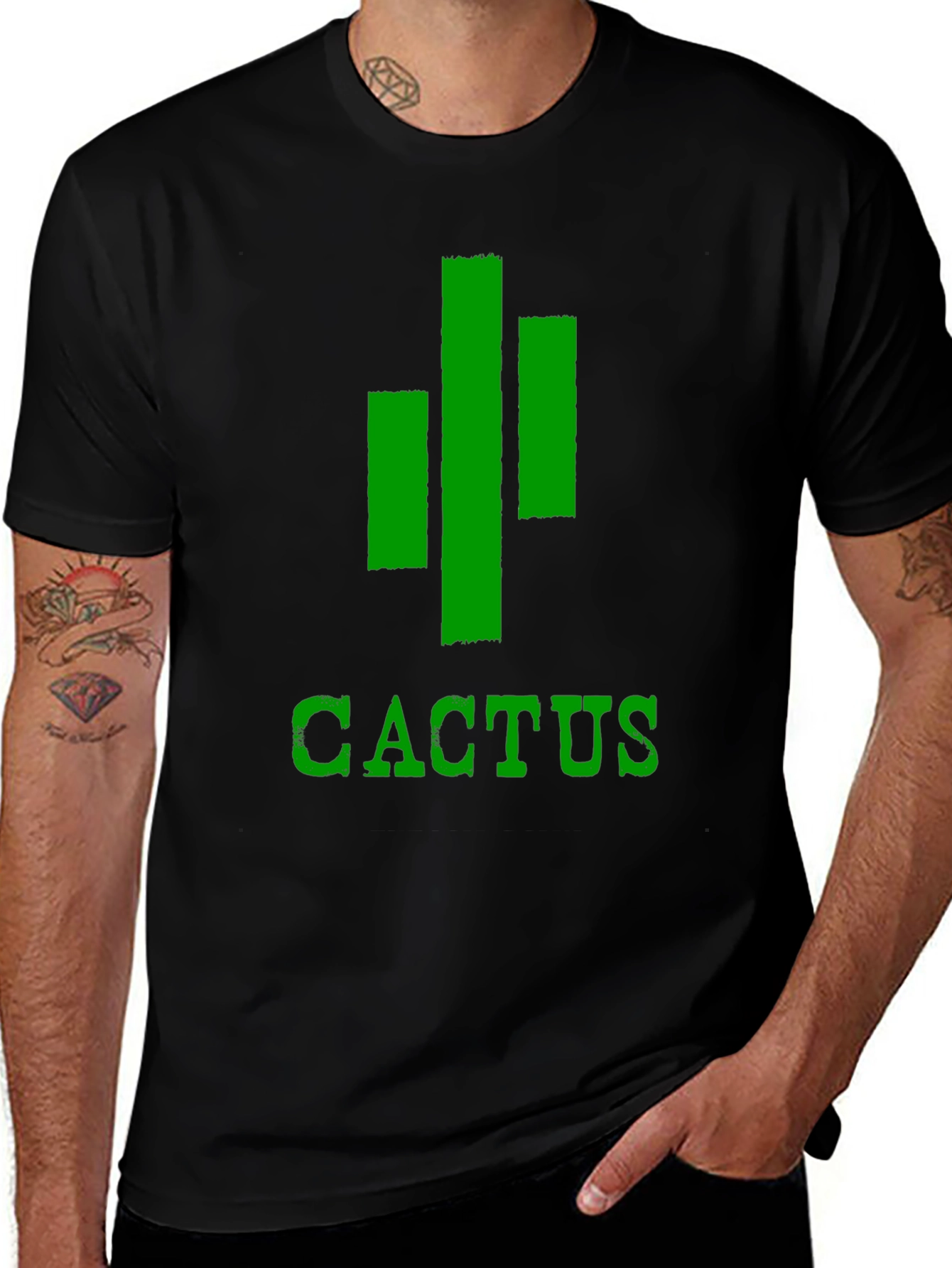 Variant 28 of Cactus Graphic Tee - Desert Style