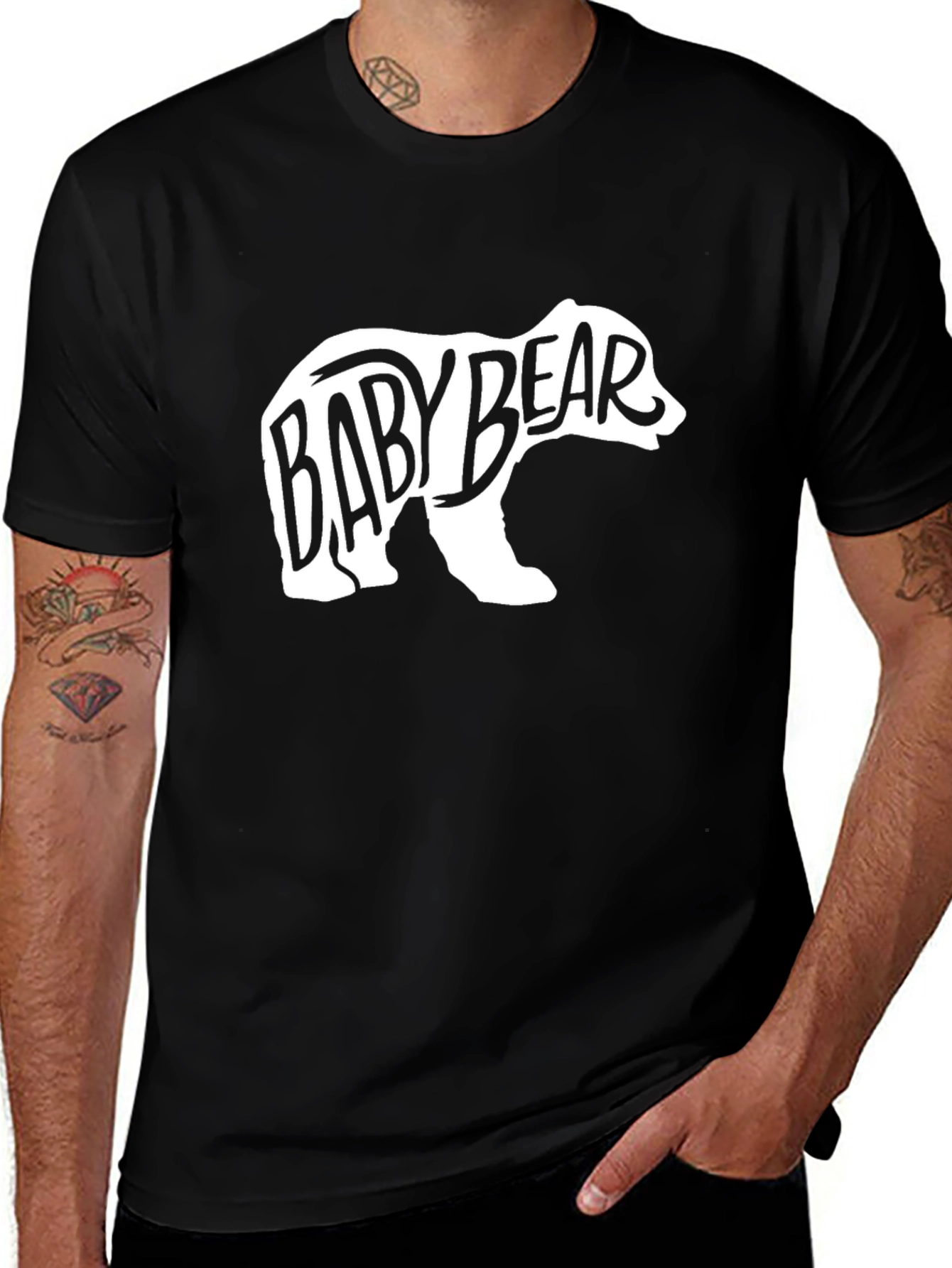 Variant 13 of Baby Bear Graphic Tee - Soft Cotton Blend