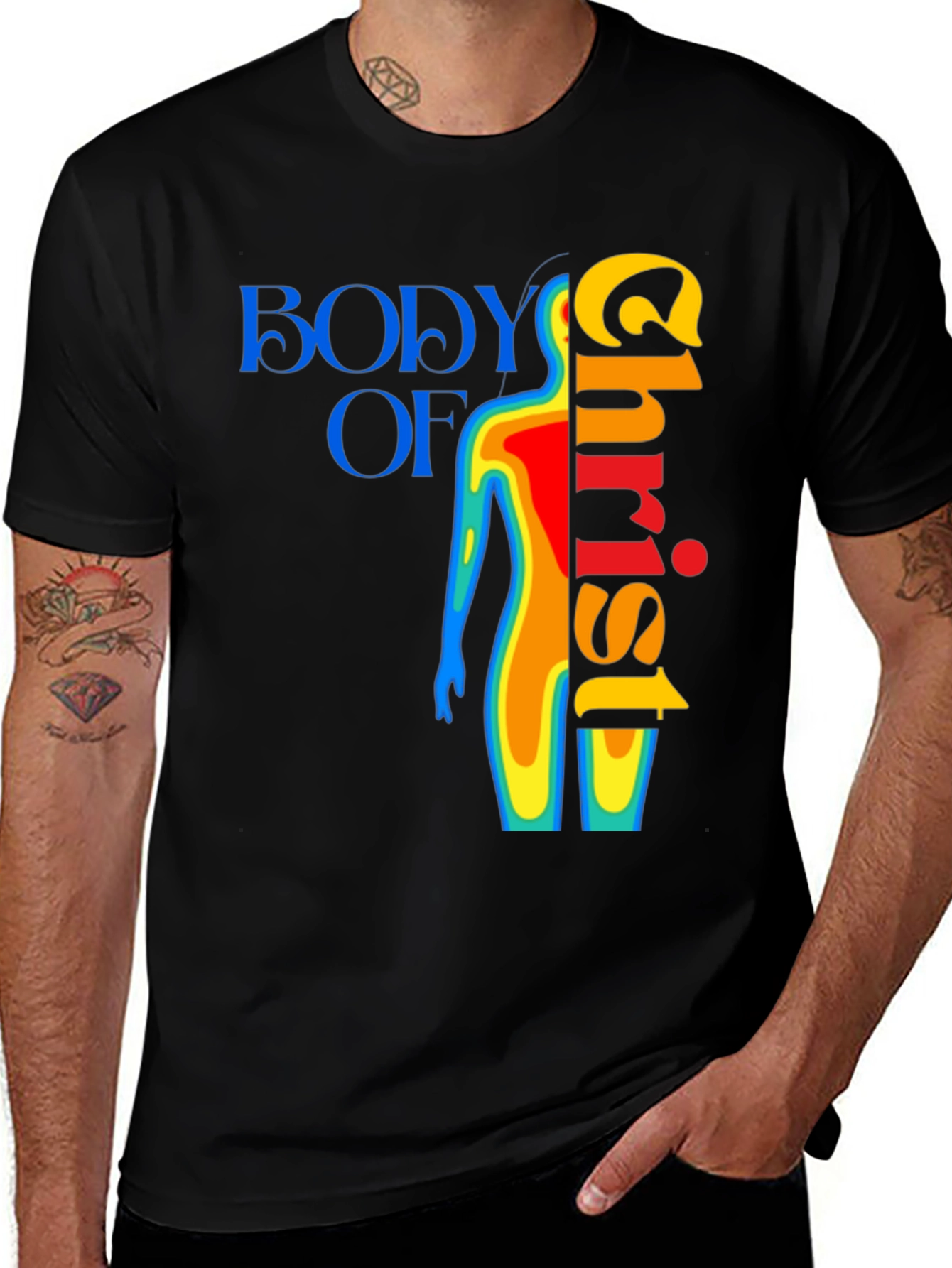Variant 4 of Body of Christ T-Shirt - Unique Graphic Tee
