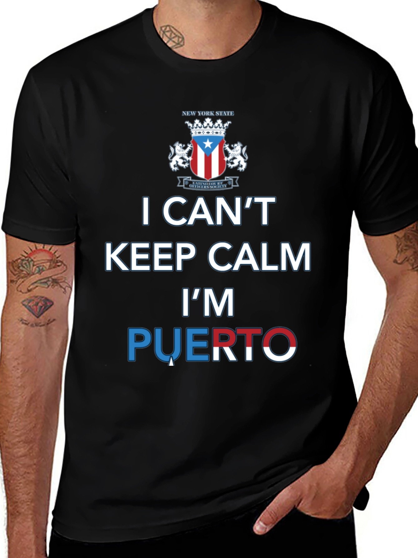 I Can't Keep Calm I'm Puerto Rico Pride T-Shirt