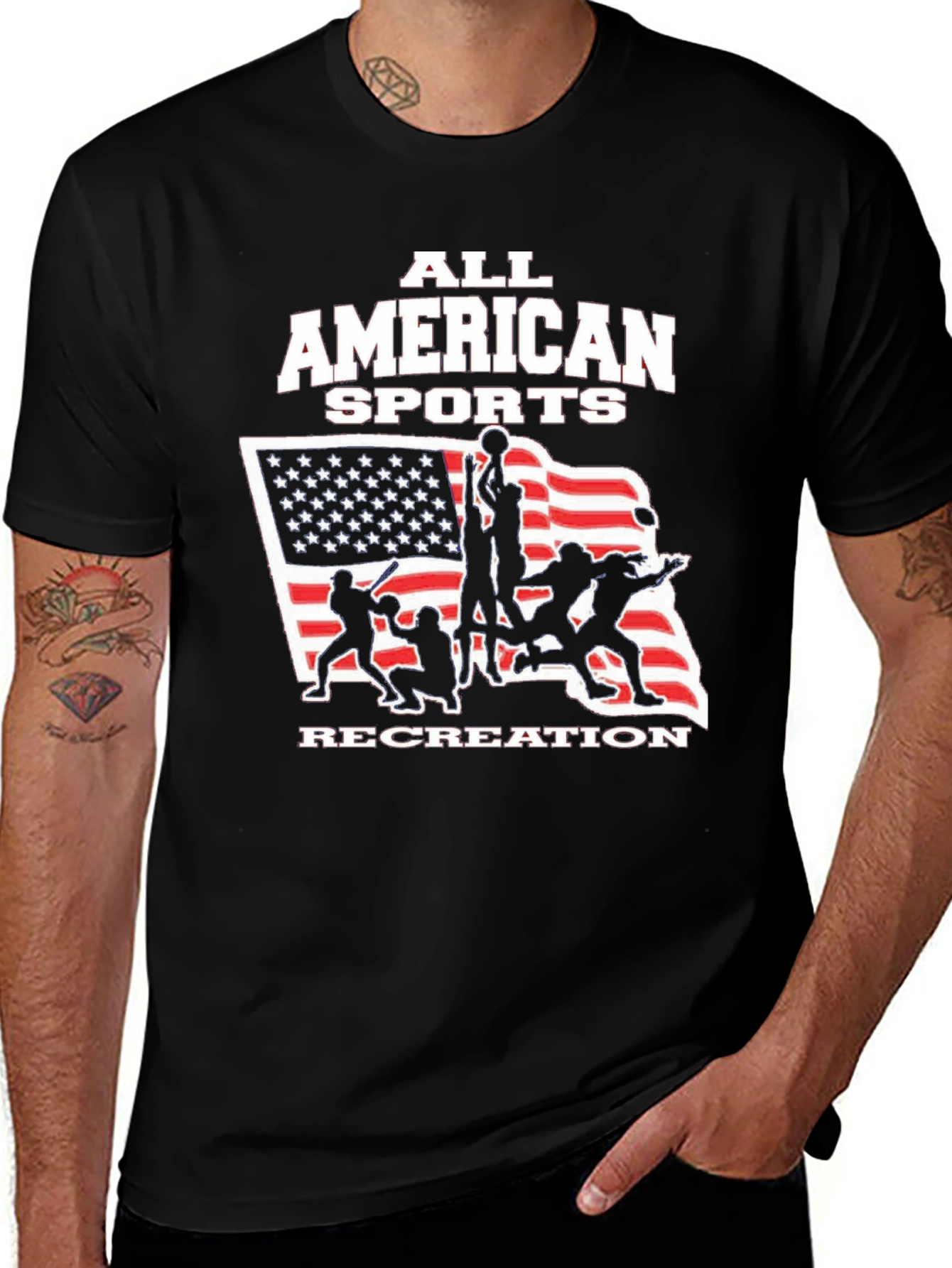 Variant 11 of All American Sports Recreation T-Shirt