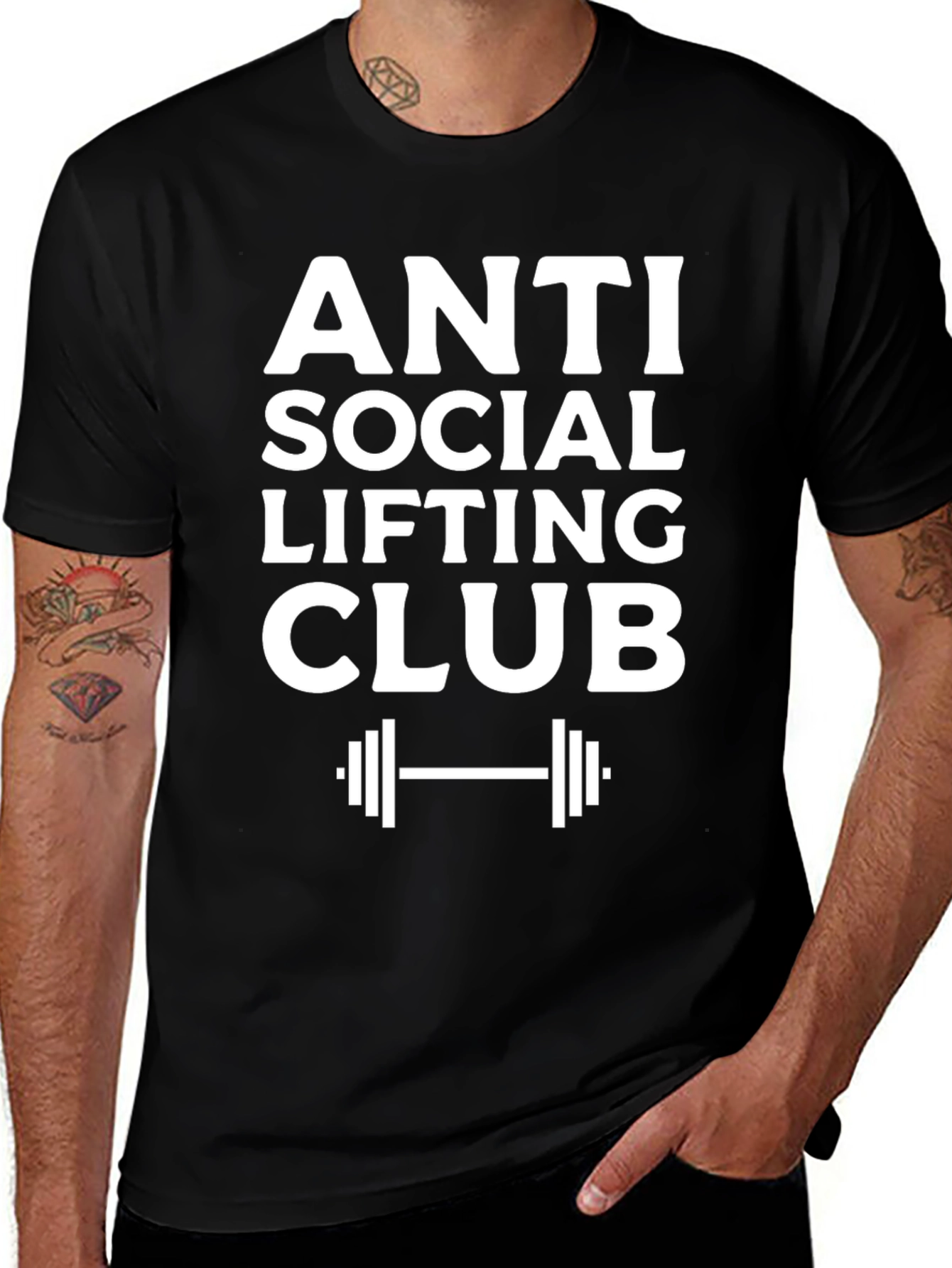Variant 9 of Anti Social Lifting Club T-Shirt Gym Workout