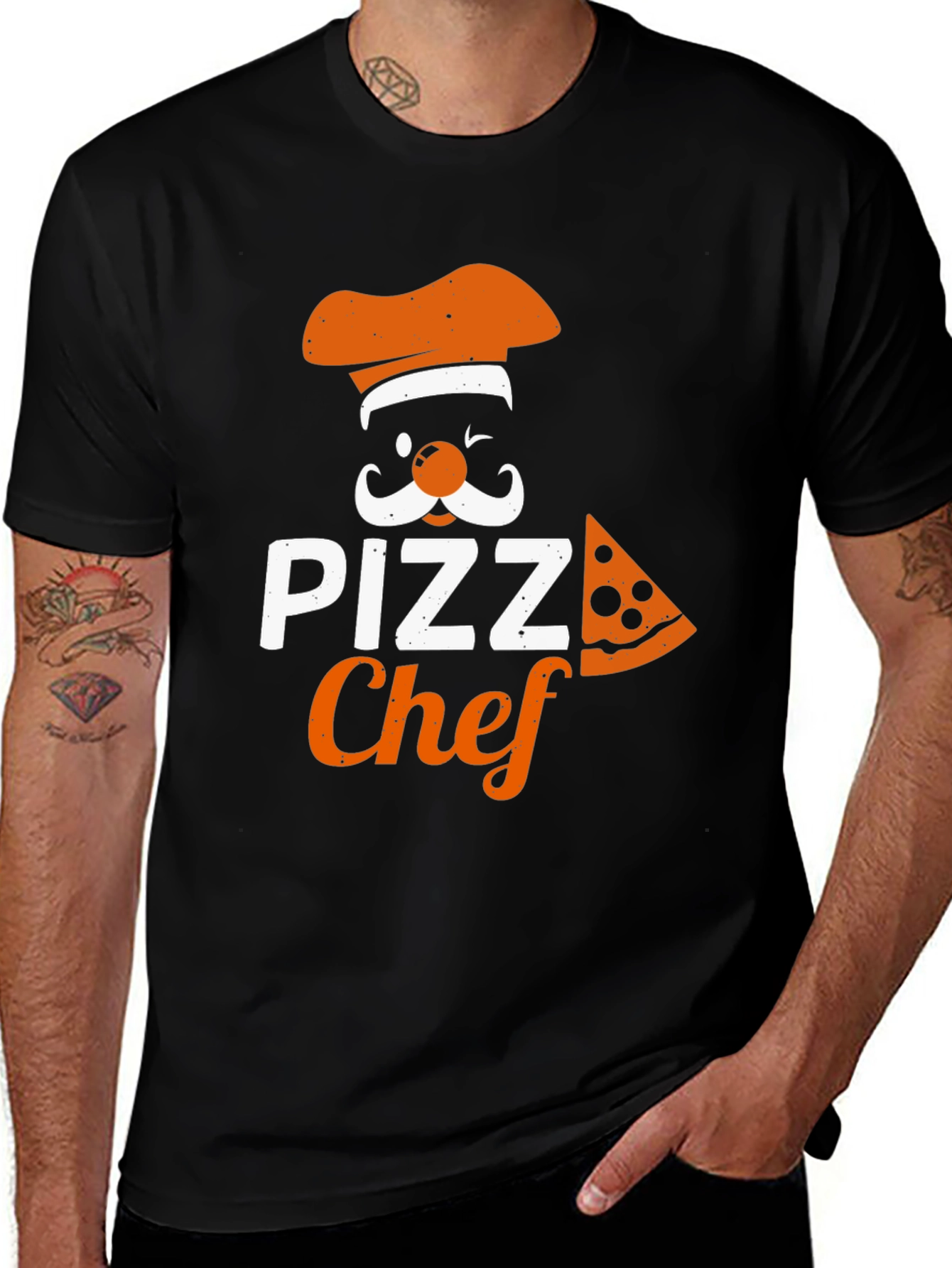 Variant 5 of Pizza Chef Graphic T-Shirt