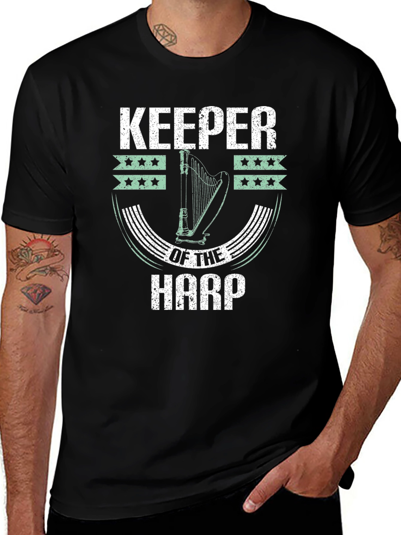 Variant 22 of Keeper of the Harp Graphic Tee