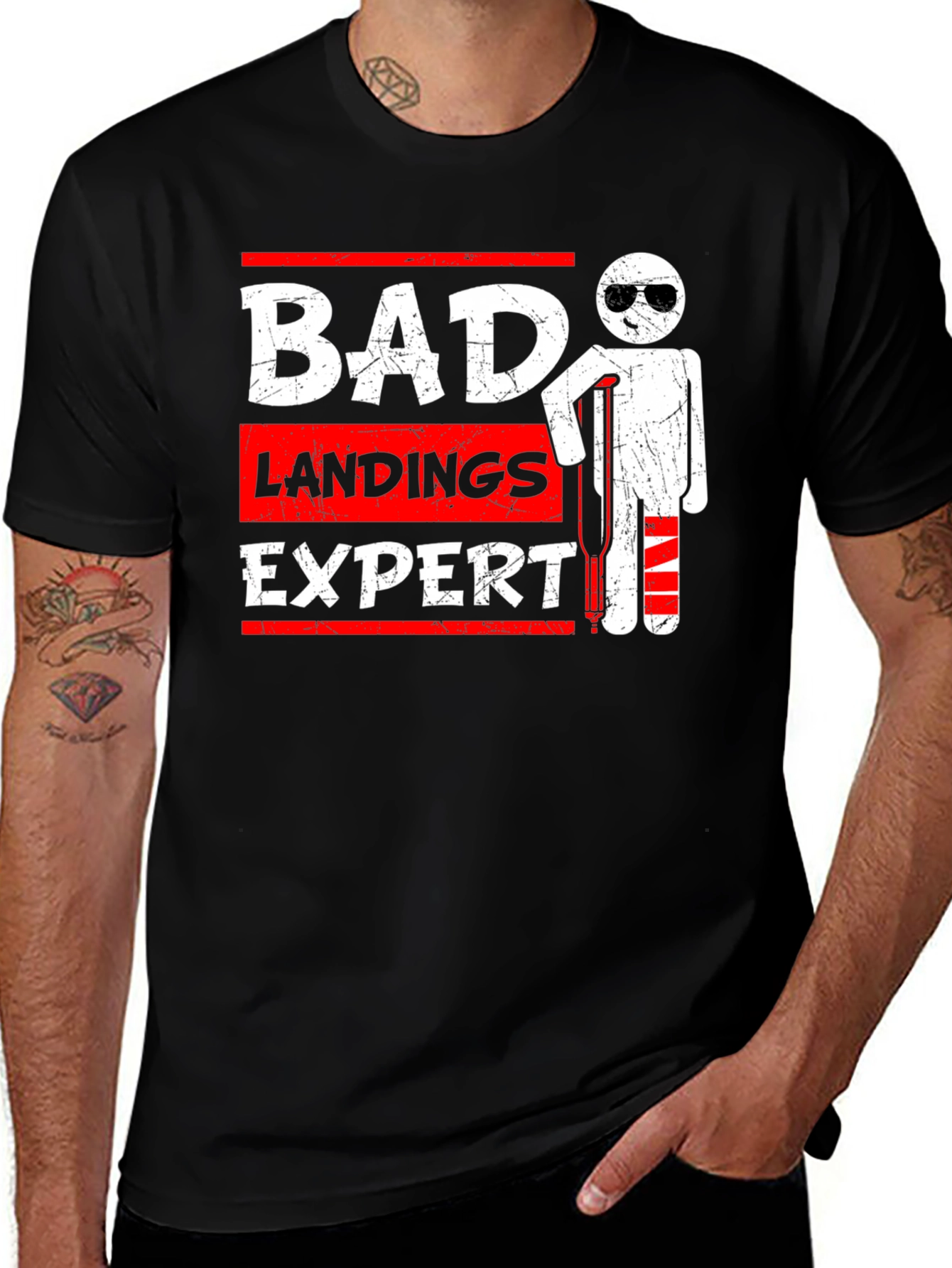 Variant 29 of Bad Landings Expert Graphic T-Shirt