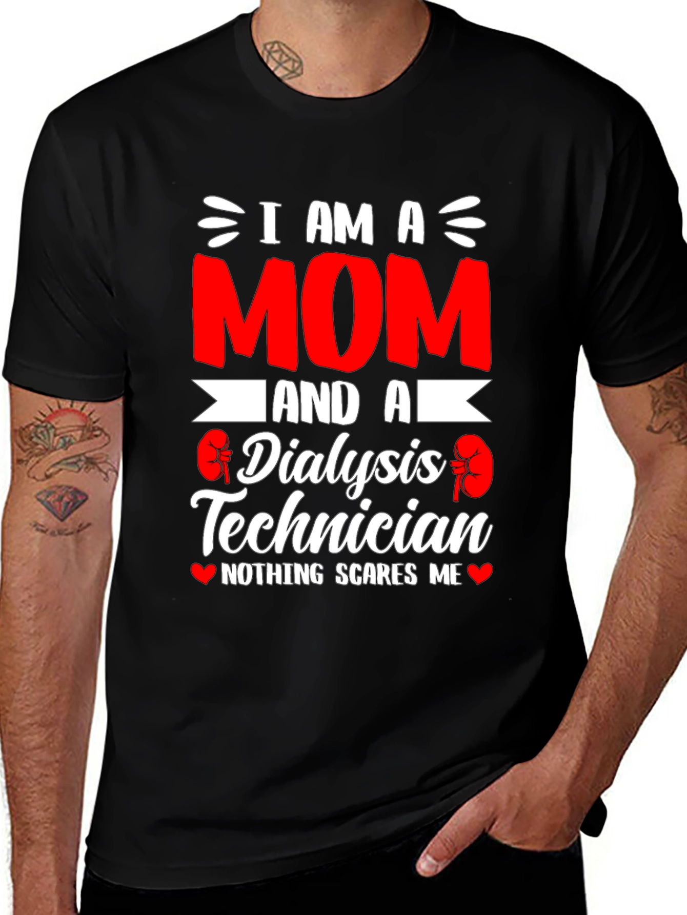 Mom & Dialysis Technician Graphic Tee