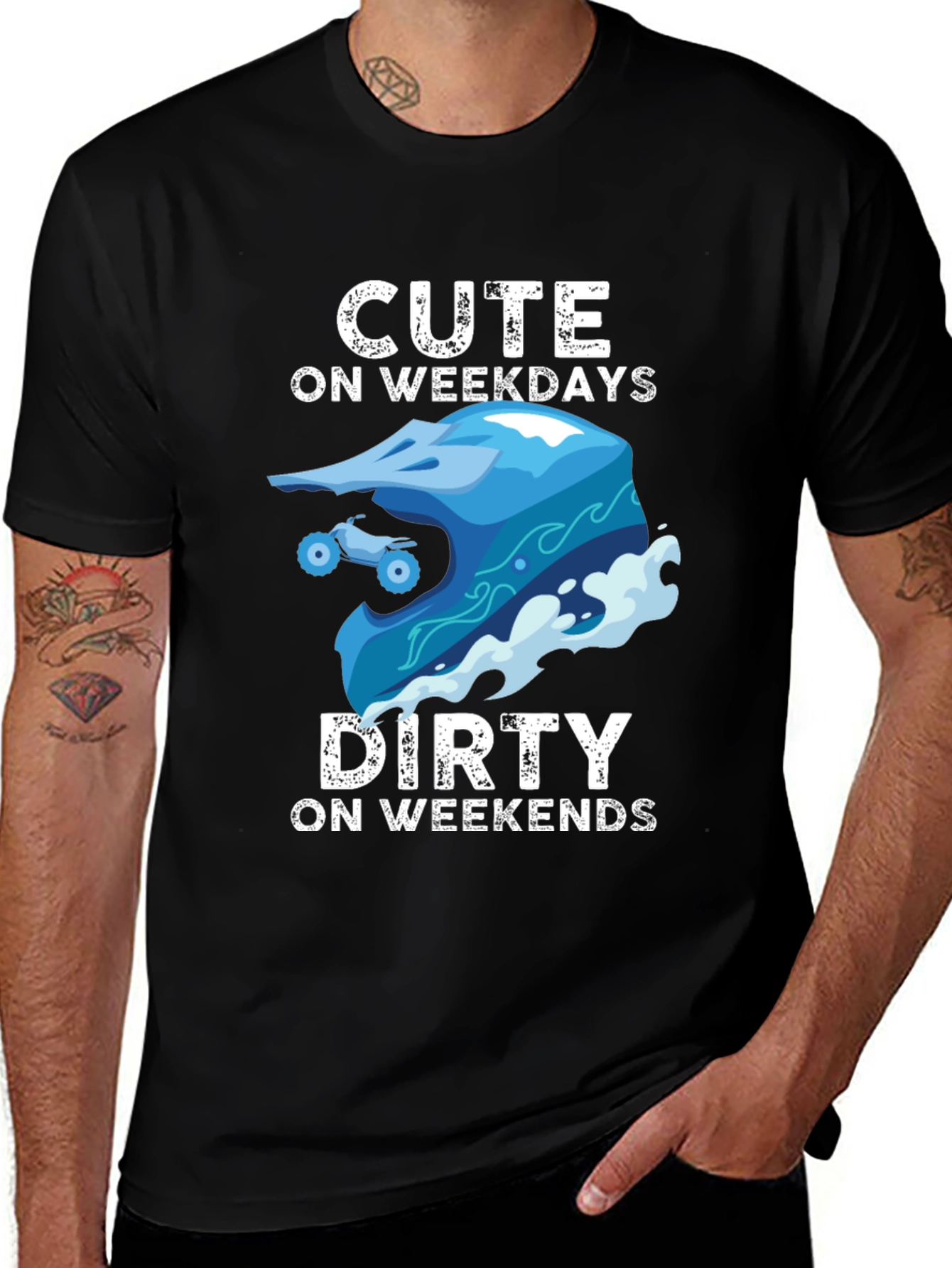 Variant 28 of Cute on Weekdays, Dirty on Weekends Graphic Tee