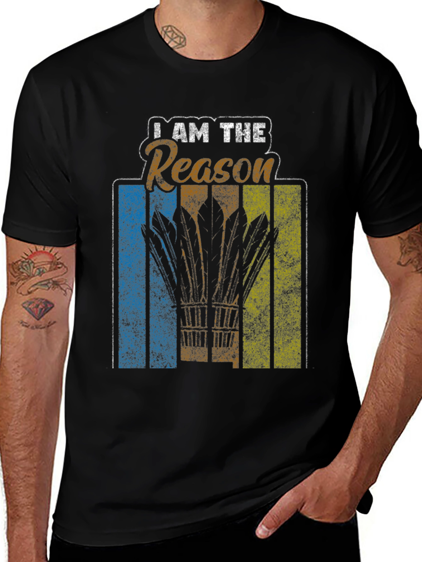 Variant 14 of I Am The Reason Badminton T-Shirt