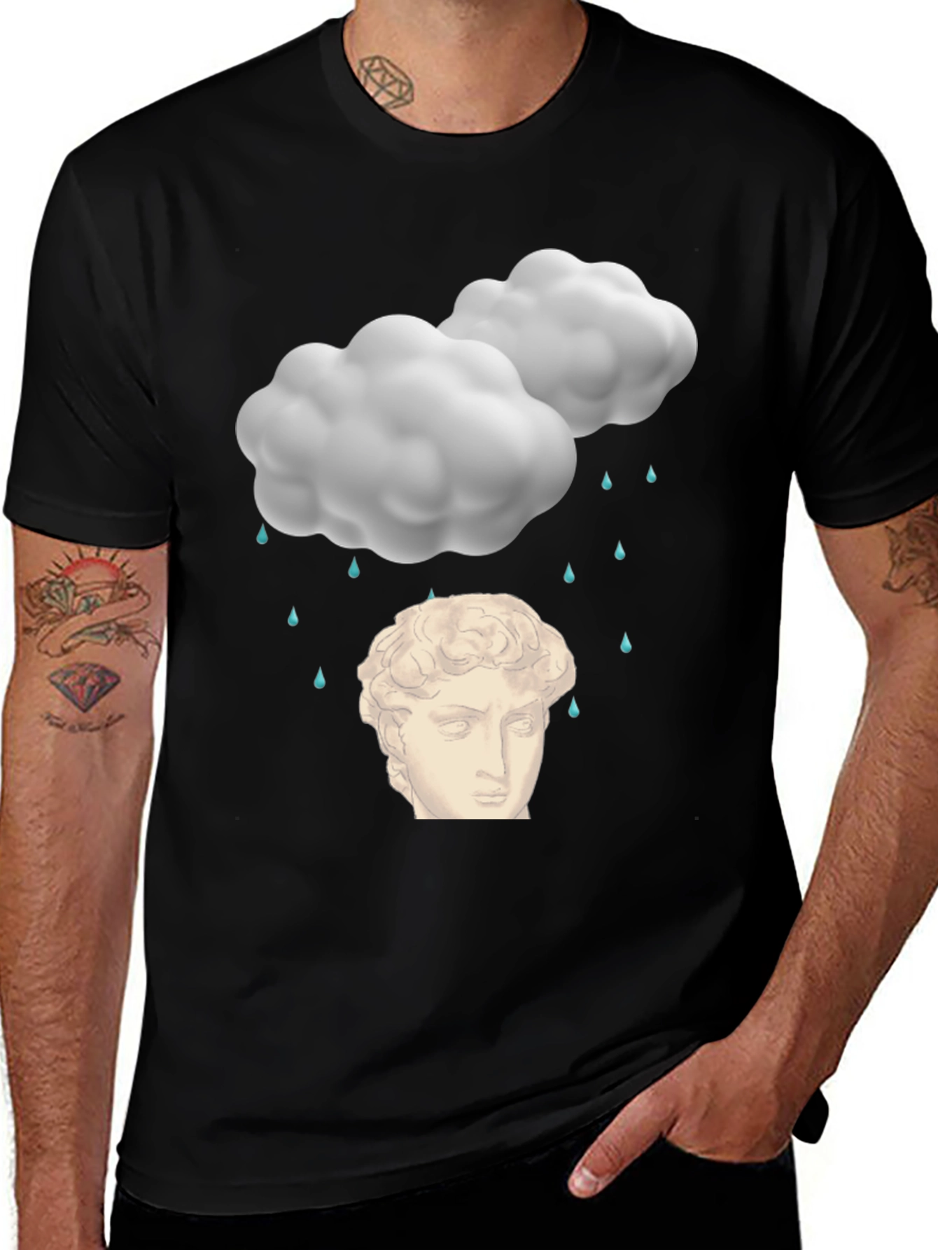 Variant 22 of Rainy Day David Graphic Tee